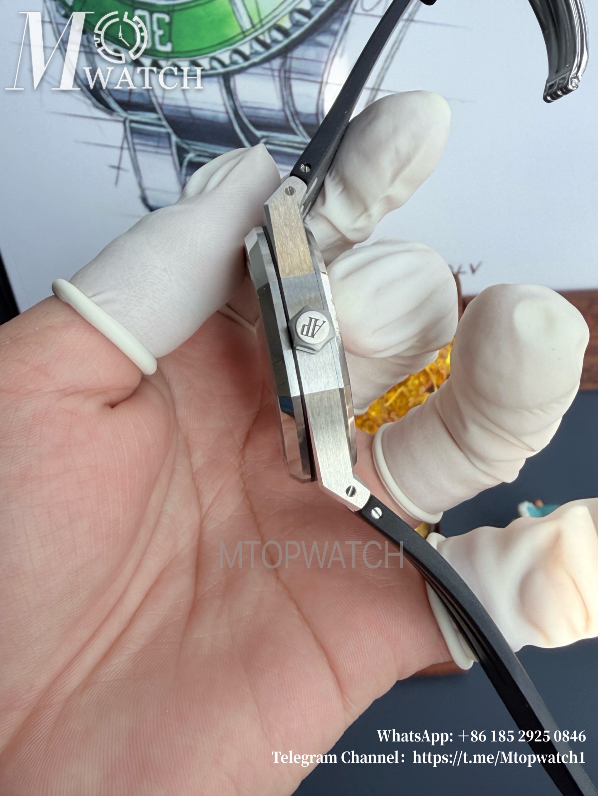 AUDEMARS PIGUET - Royal Oak 41mm 15510 SS/RU Black/Stk DDF Super Clone