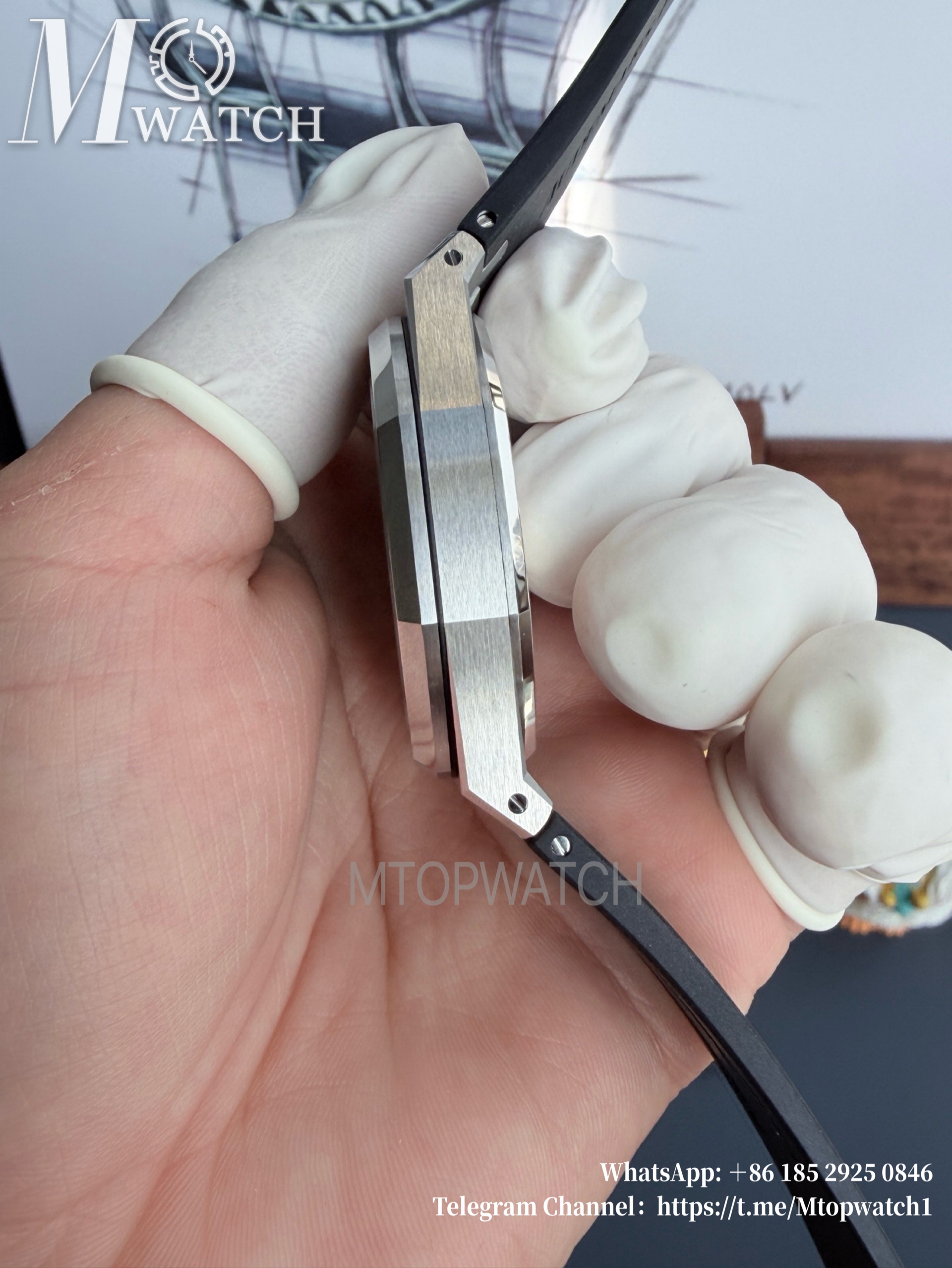 AUDEMARS PIGUET - Royal Oak 41mm 15510 SS/RU Black/Stk DDF Super Clone