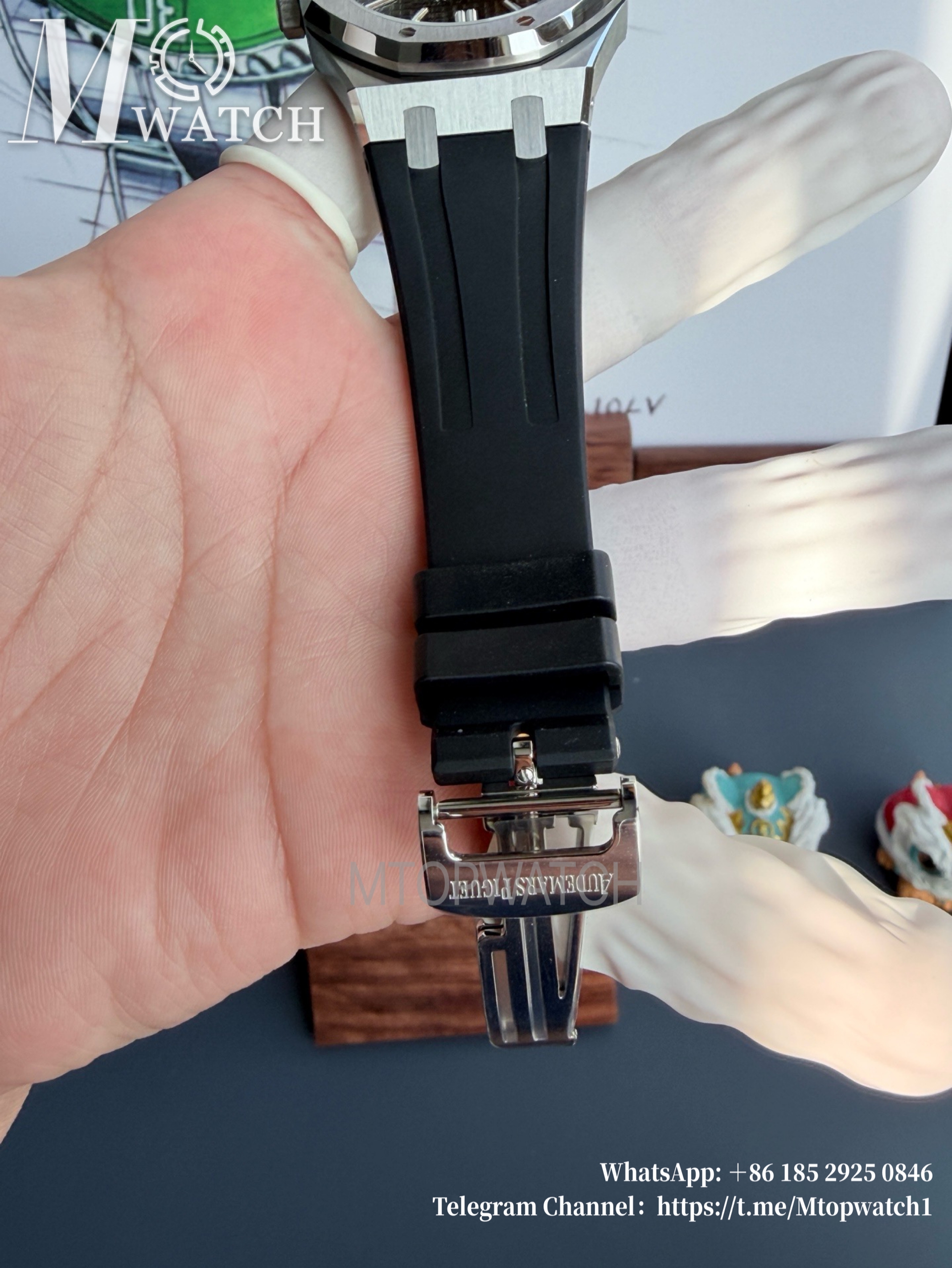 AUDEMARS PIGUET - Royal Oak 41mm 15510 SS/RU Black/Stk DDF Super Clone