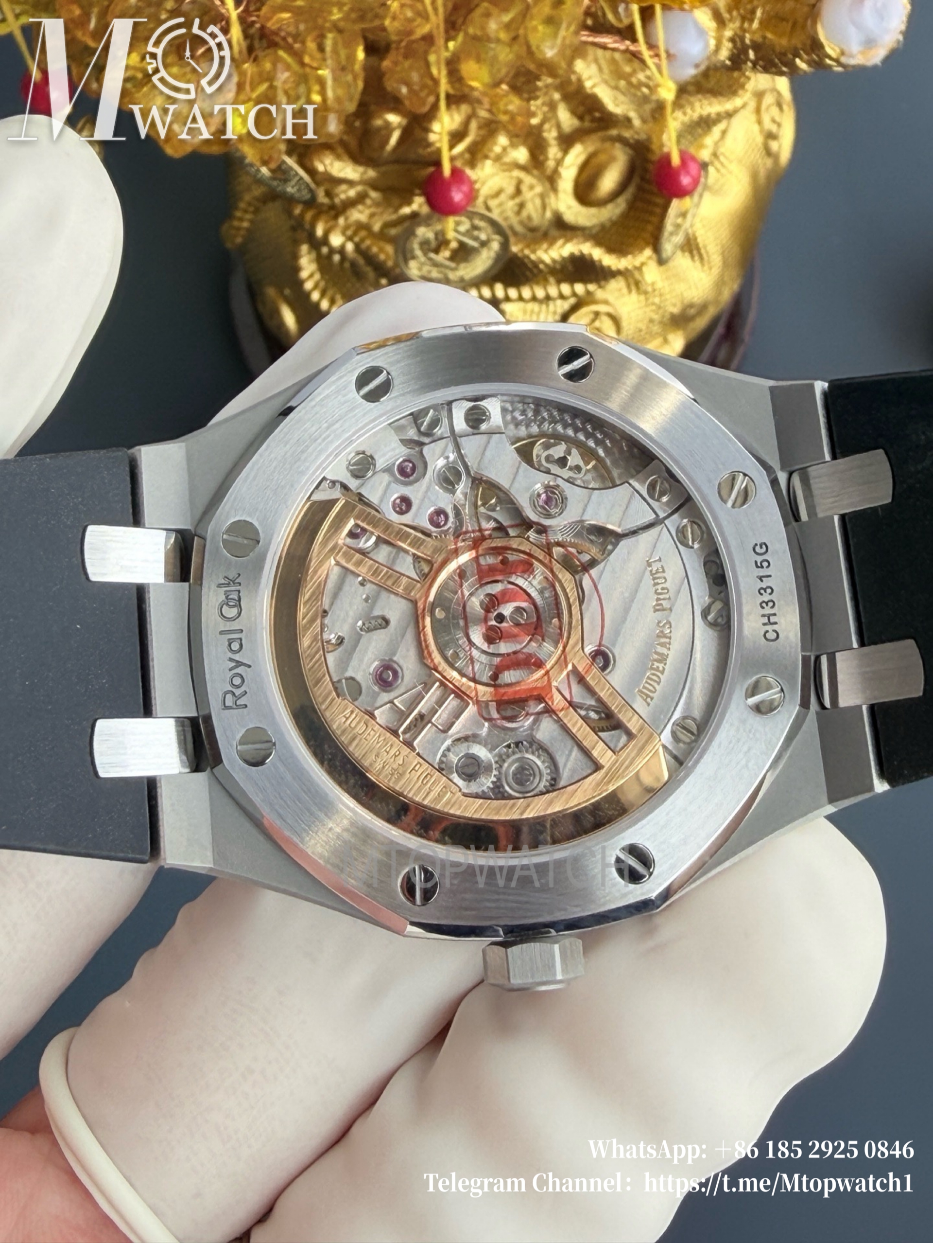 AUDEMARS PIGUET - Royal Oak 41mm 15510 SS/RU Black/Stk DDF Super Clone