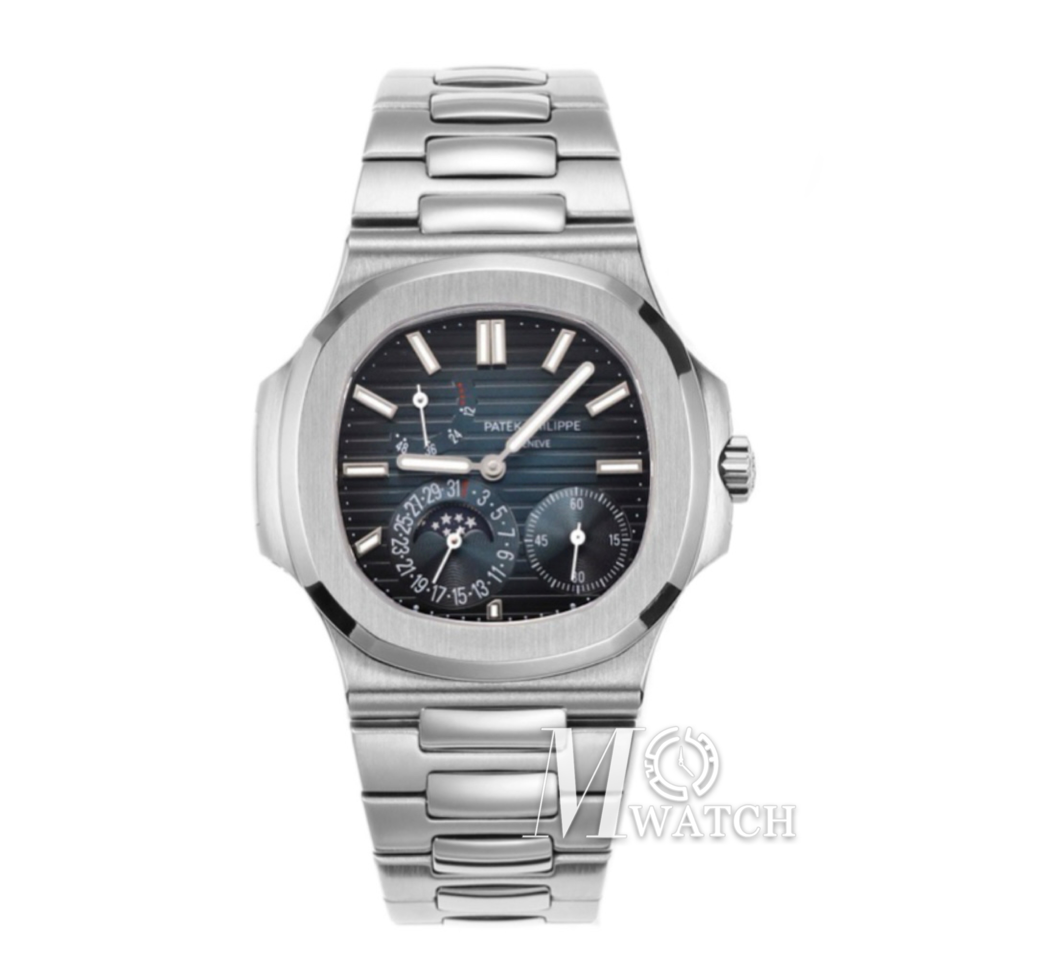 PATEK PHILIPPE - Super Clone Nautilus 40mm 5712 SS/SS Blue/Stk PPF V3 A240