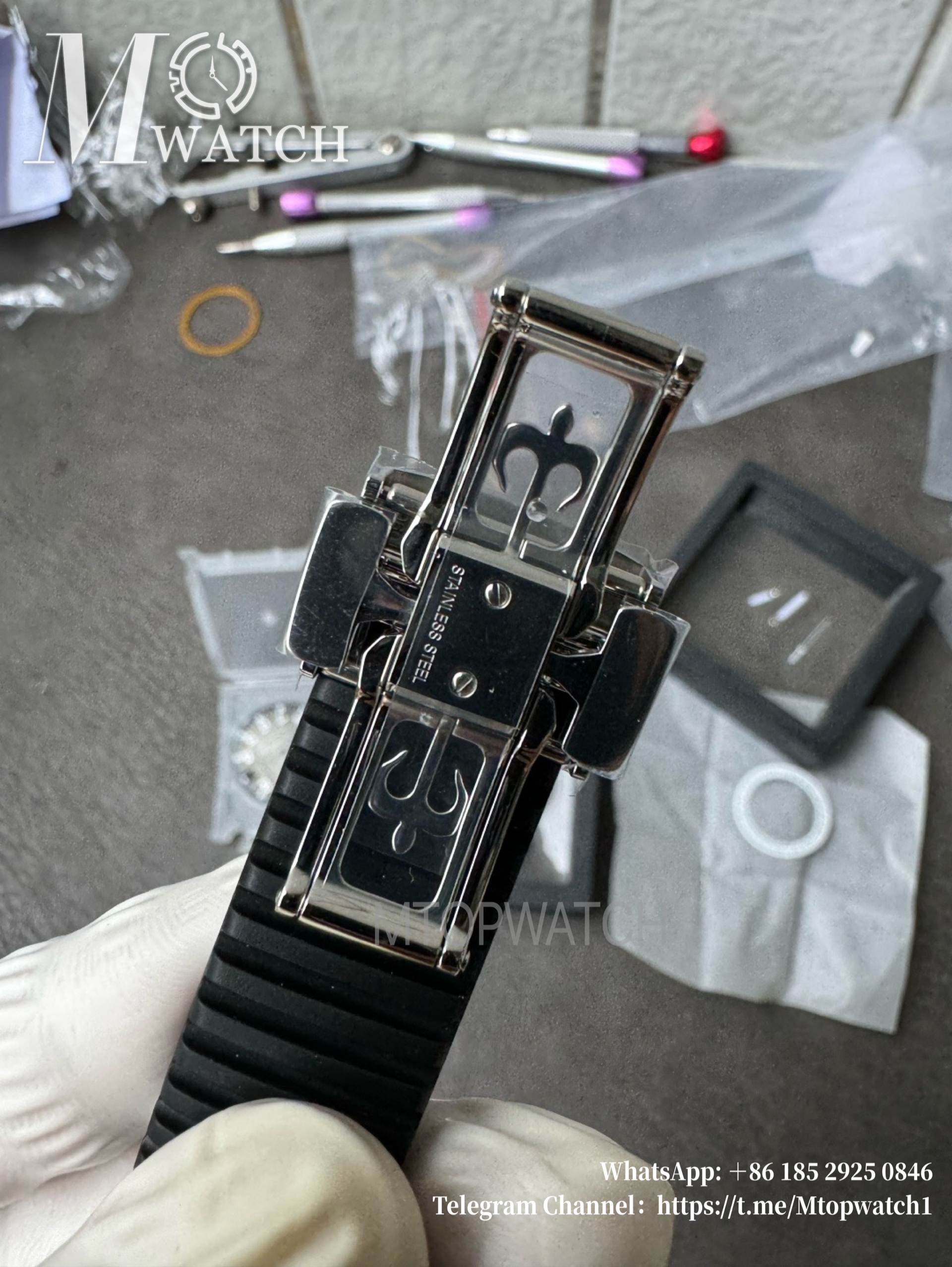 PATEK PHILIPPE - Aquanaut 5167 40mm SS/RU Black/Num 3K A330