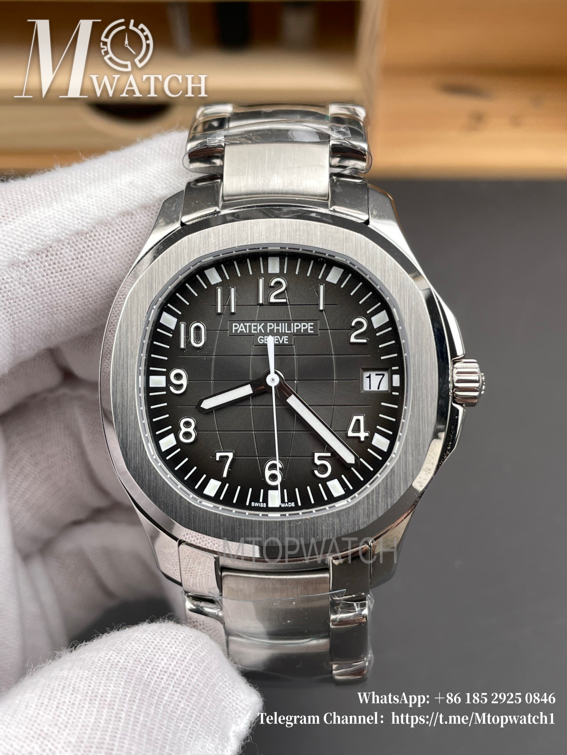 PATEK PHILIPPE - Aquanaut 5167 SS/SS Black/Num 3KF 324
