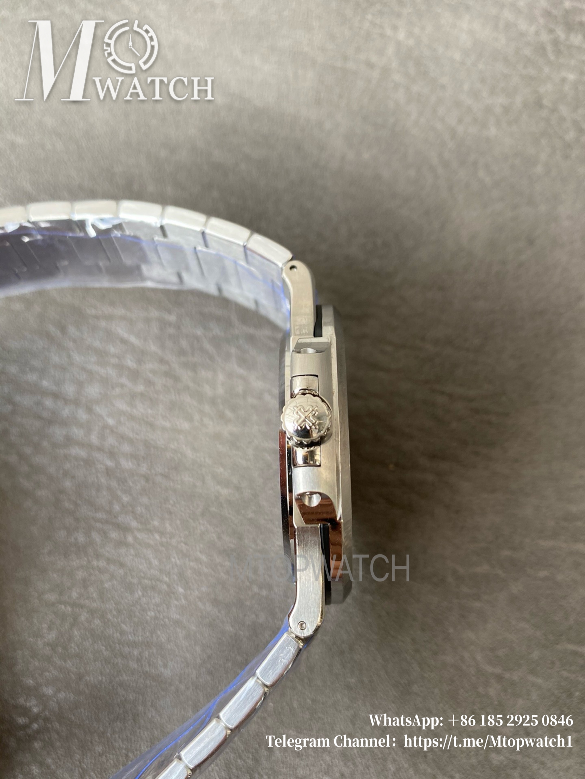 PATEK PHILIPPE - SUPER CLONE Nautilus 5811 41mm SS/SS Blue/Stk DDF DD330 (Weight Adjusted)