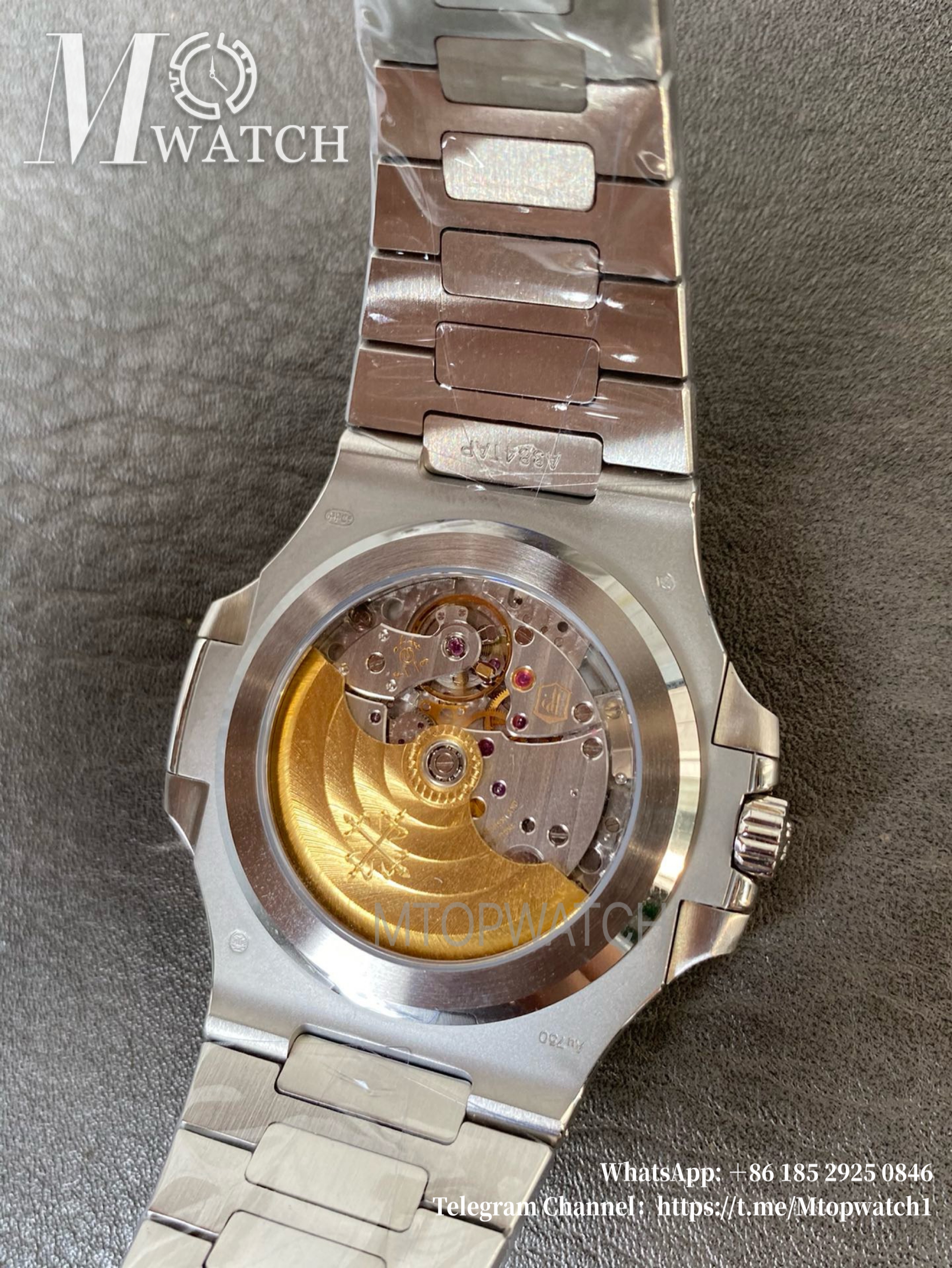 PATEK PHILIPPE - SUPER CLONE Nautilus 5811 41mm SS/SS Blue/Stk DDF DD330 (Weight Adjusted)