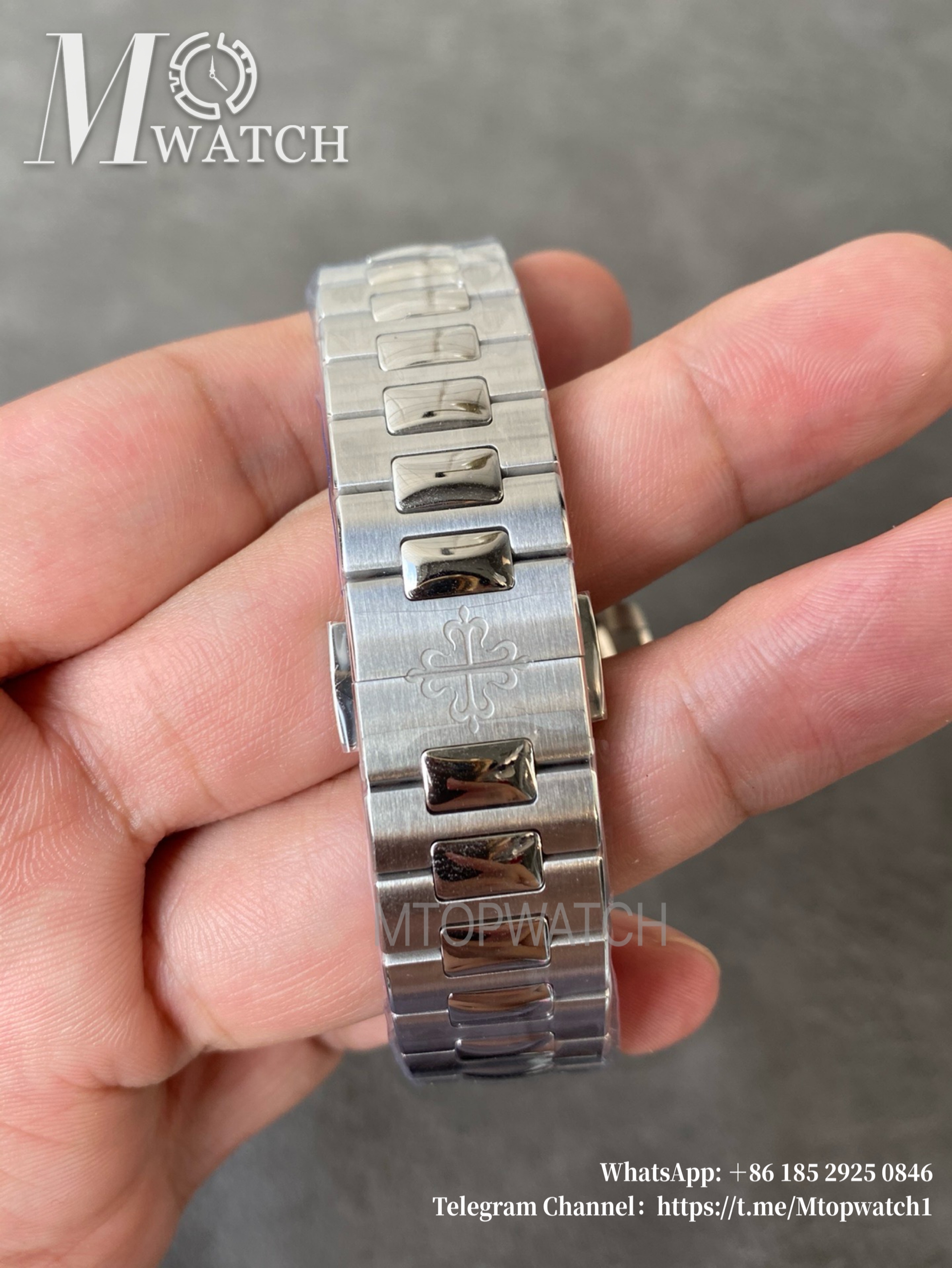 PATEK PHILIPPE - SUPER CLONE Nautilus 5811 41mm SS/SS Blue/Stk DDF DD330 (Weight Adjusted)