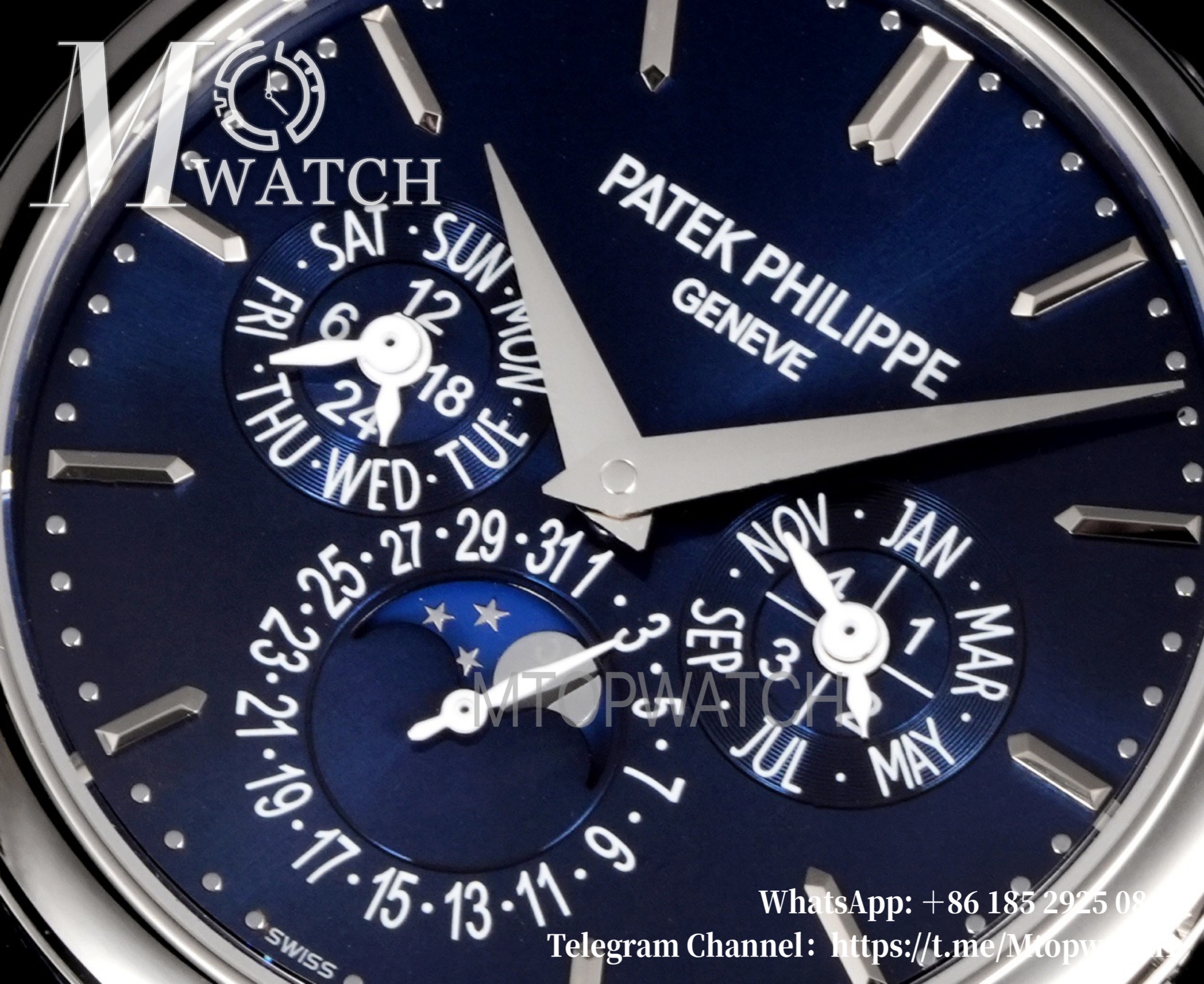 PATEK PHILIPPE - Super Clone Grand Complications 5140 39mm SS/LE Blue Dial 3KF A240