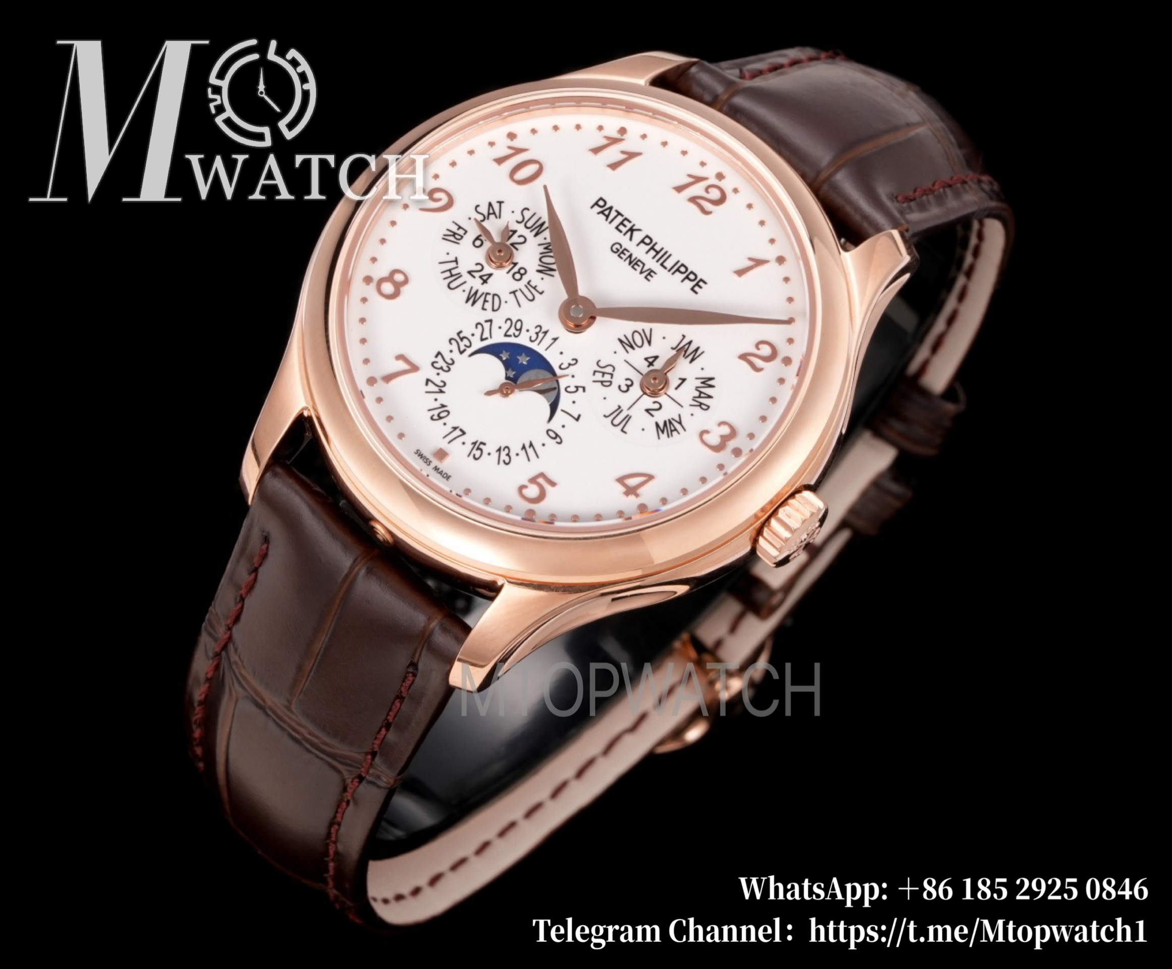 PATEK PHILIPPE - Grand Complications 5140 39mm RG/LE White Dial 3KF A240