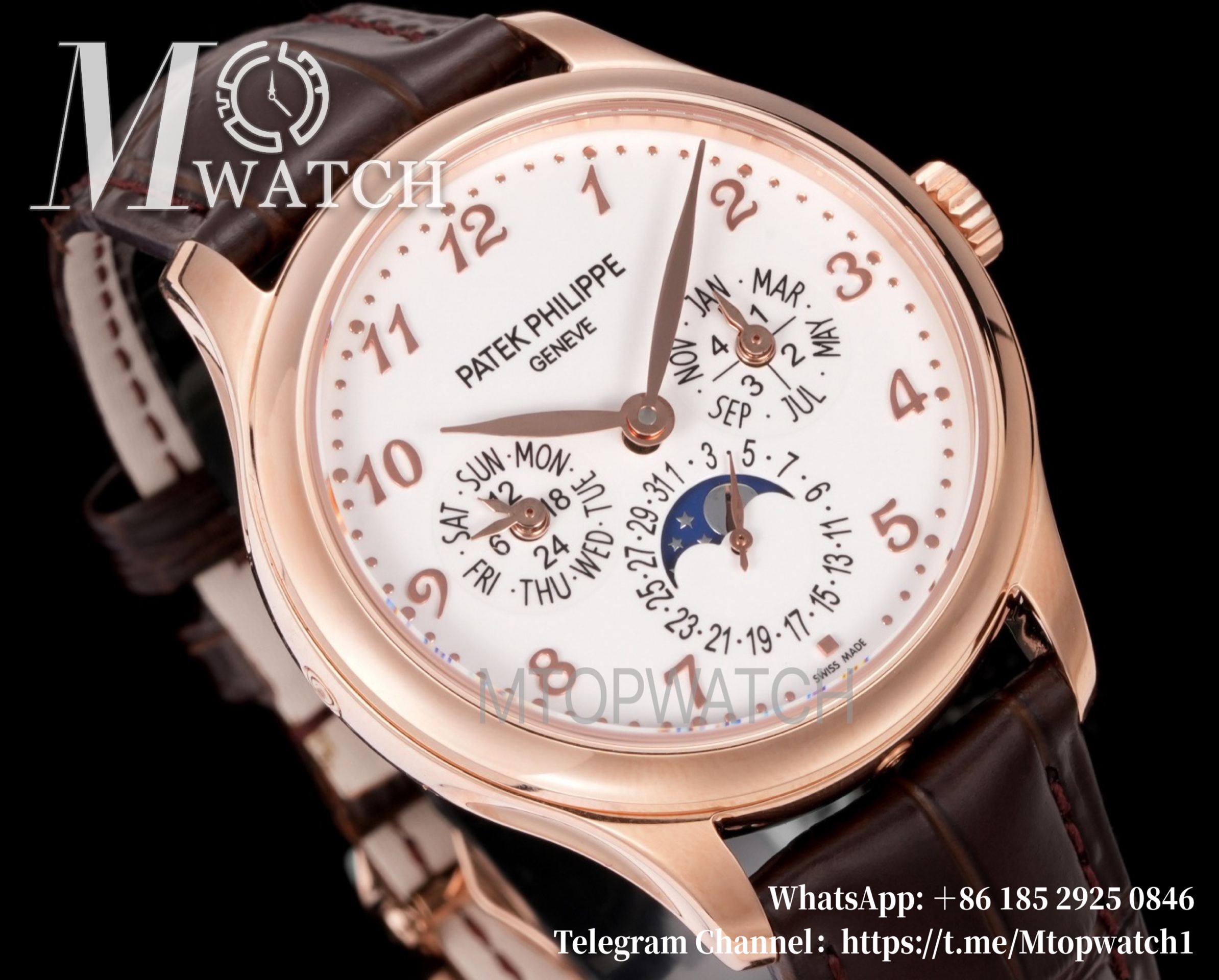 PATEK PHILIPPE - Grand Complications 5140 39mm RG/LE White Dial 3KF A240