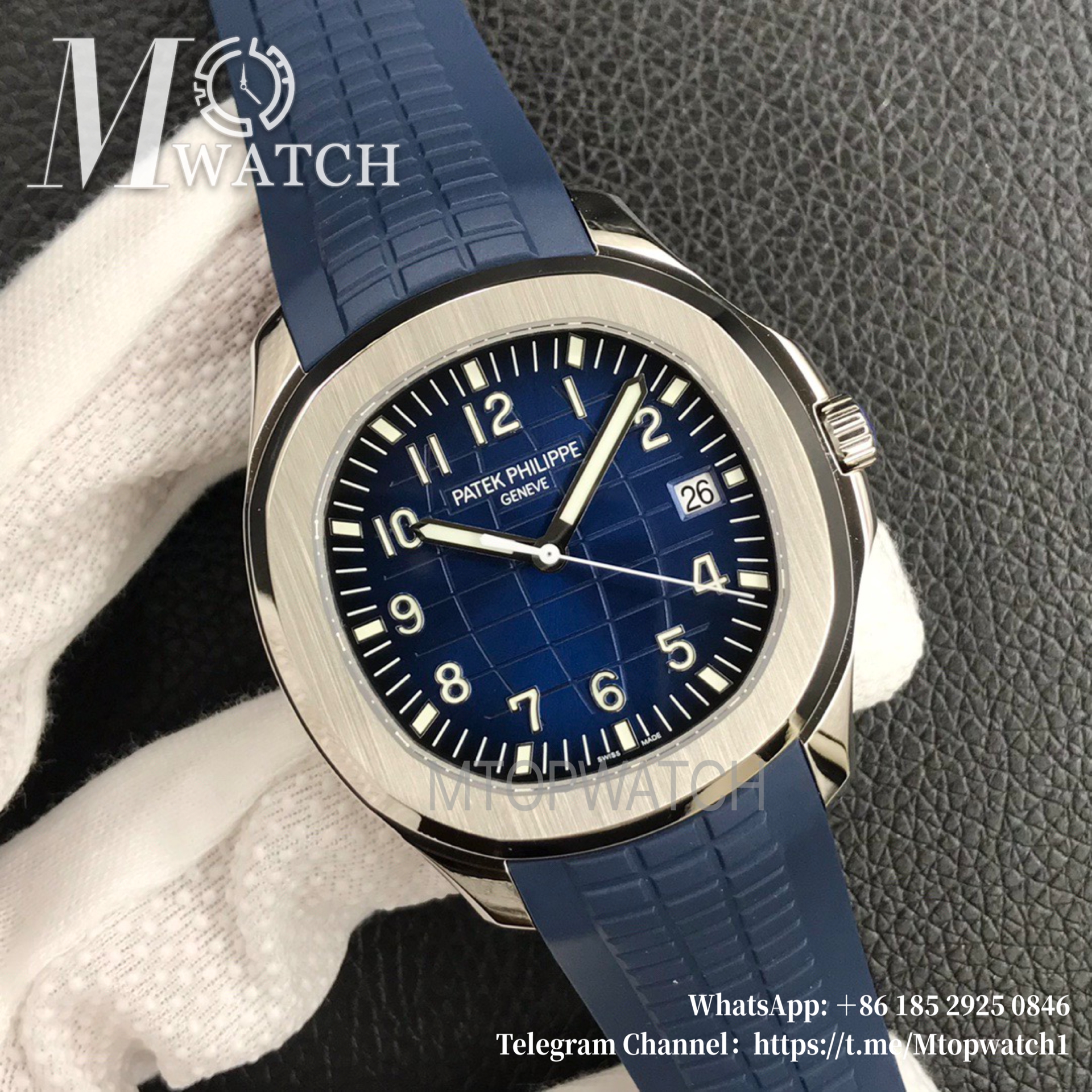 PATEK PHILIPPE - Aquanaut 5168 42mm SS/RU Blue/Num 3KF V3 A330
