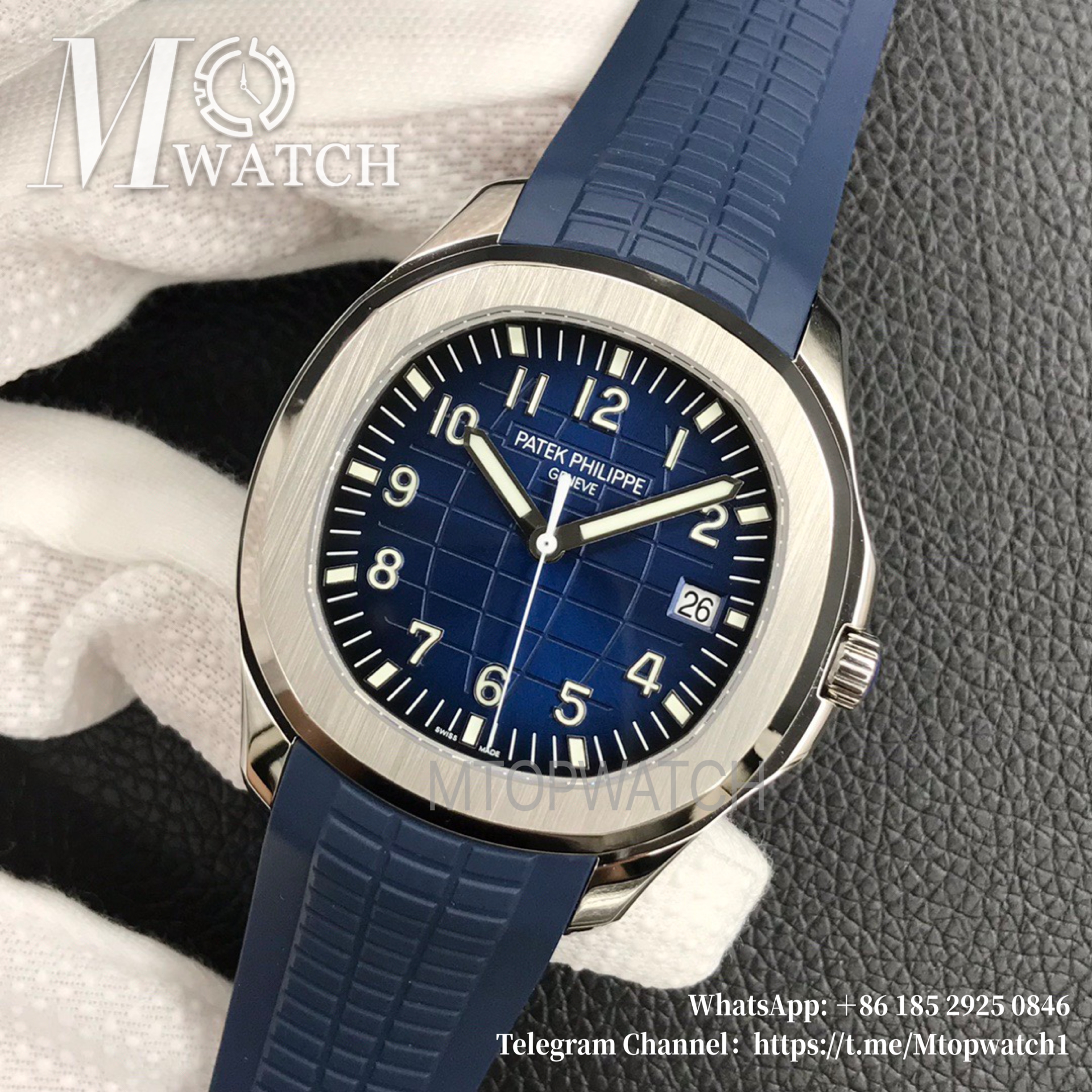 PATEK PHILIPPE - Aquanaut 5168 42mm SS/RU Blue/Num 3KF V3 A330