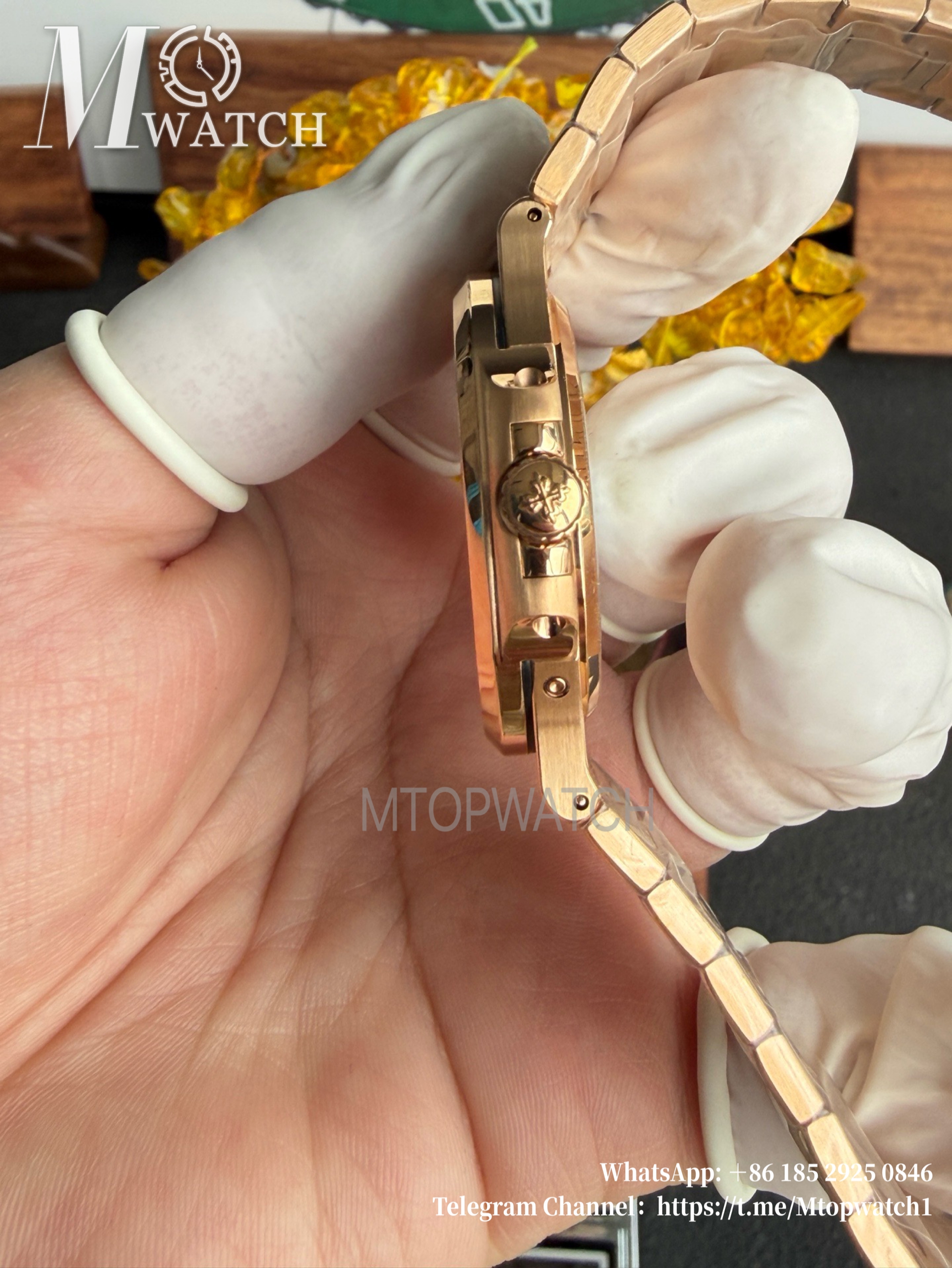 PATEK PHILIPPE - SUPER CLONE Nautilus 40mm 5712 RG/RG Brown/Stk PPF V3 A240