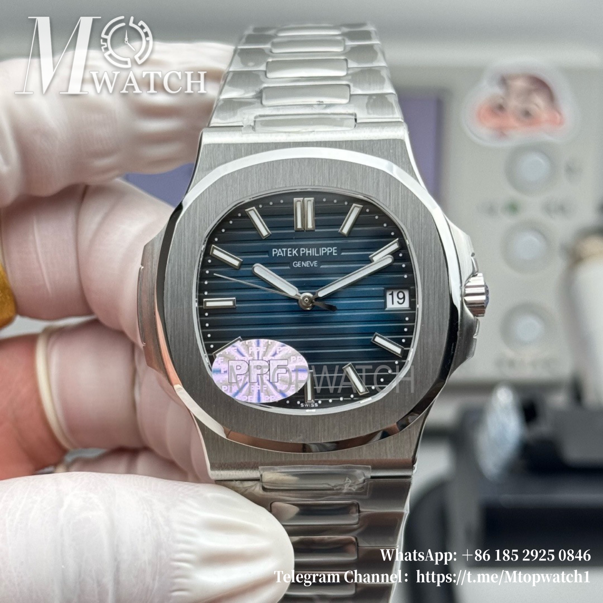 PATEK PHILIPPE - Nautilus Jumbo 5711 40mm SS/SS Blue Dial PPF 324