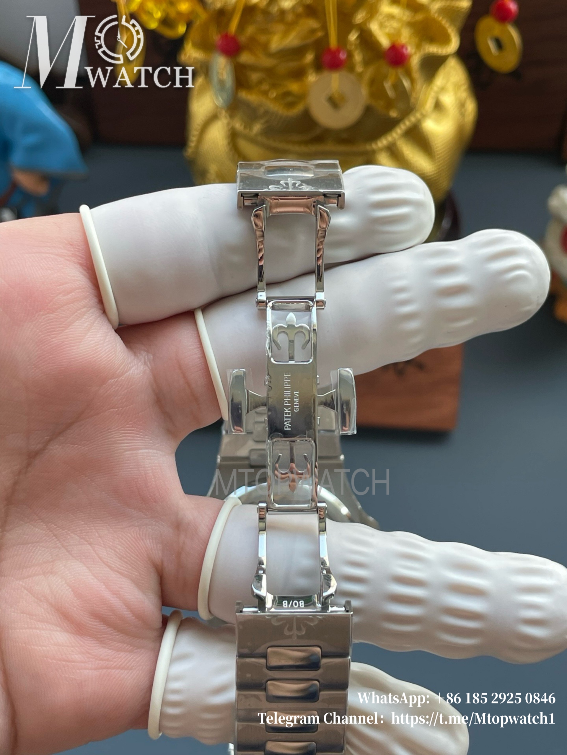 PATEK PHILIPPE - Super Clone Nautilus 40mm 5712 SS/SS Blue/Stk PPF V3 A240