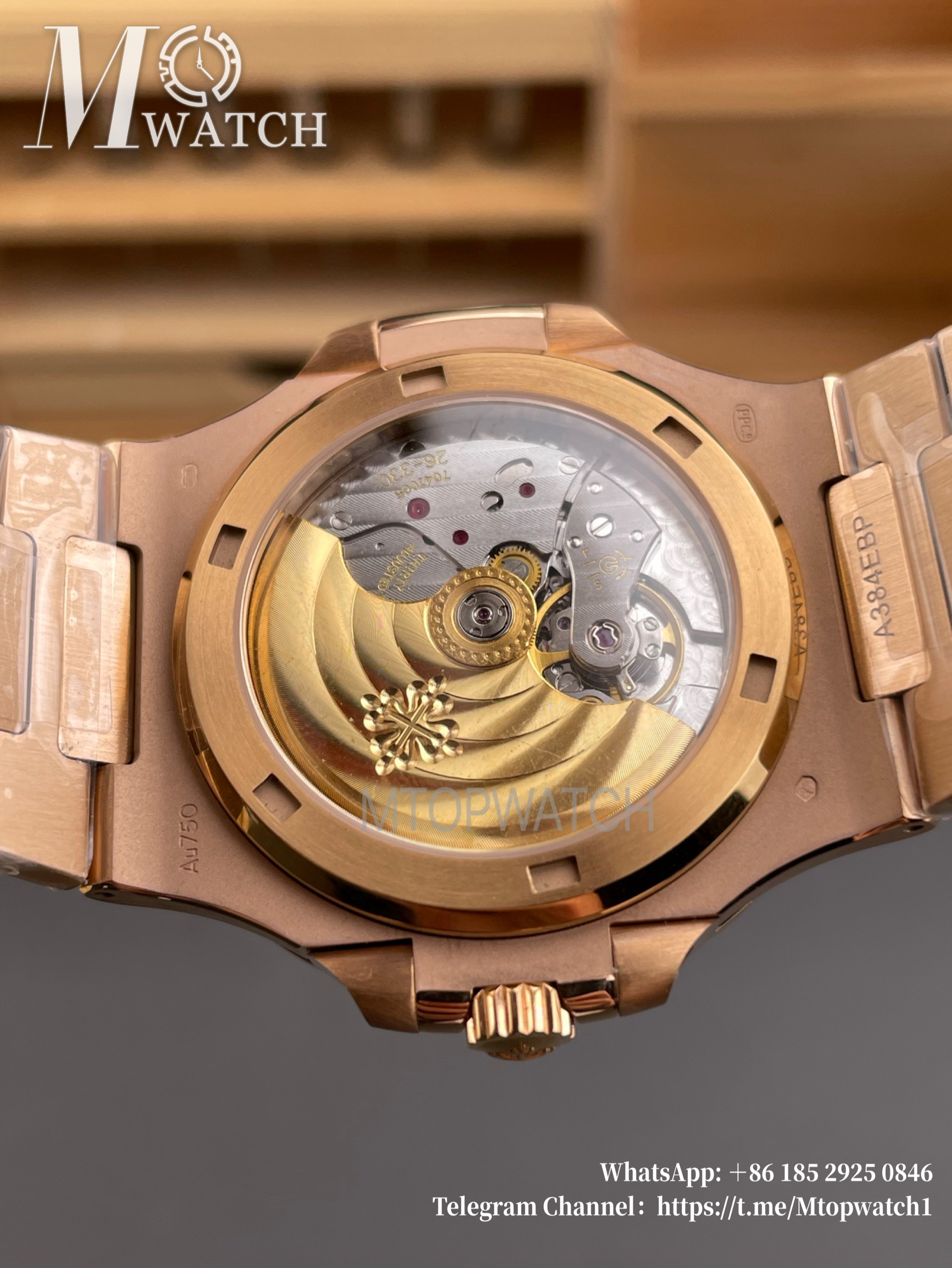 PATEK PHILIPPE - Nautilus Jumbo RG/RG  5711 Grey/Stk PPF A324