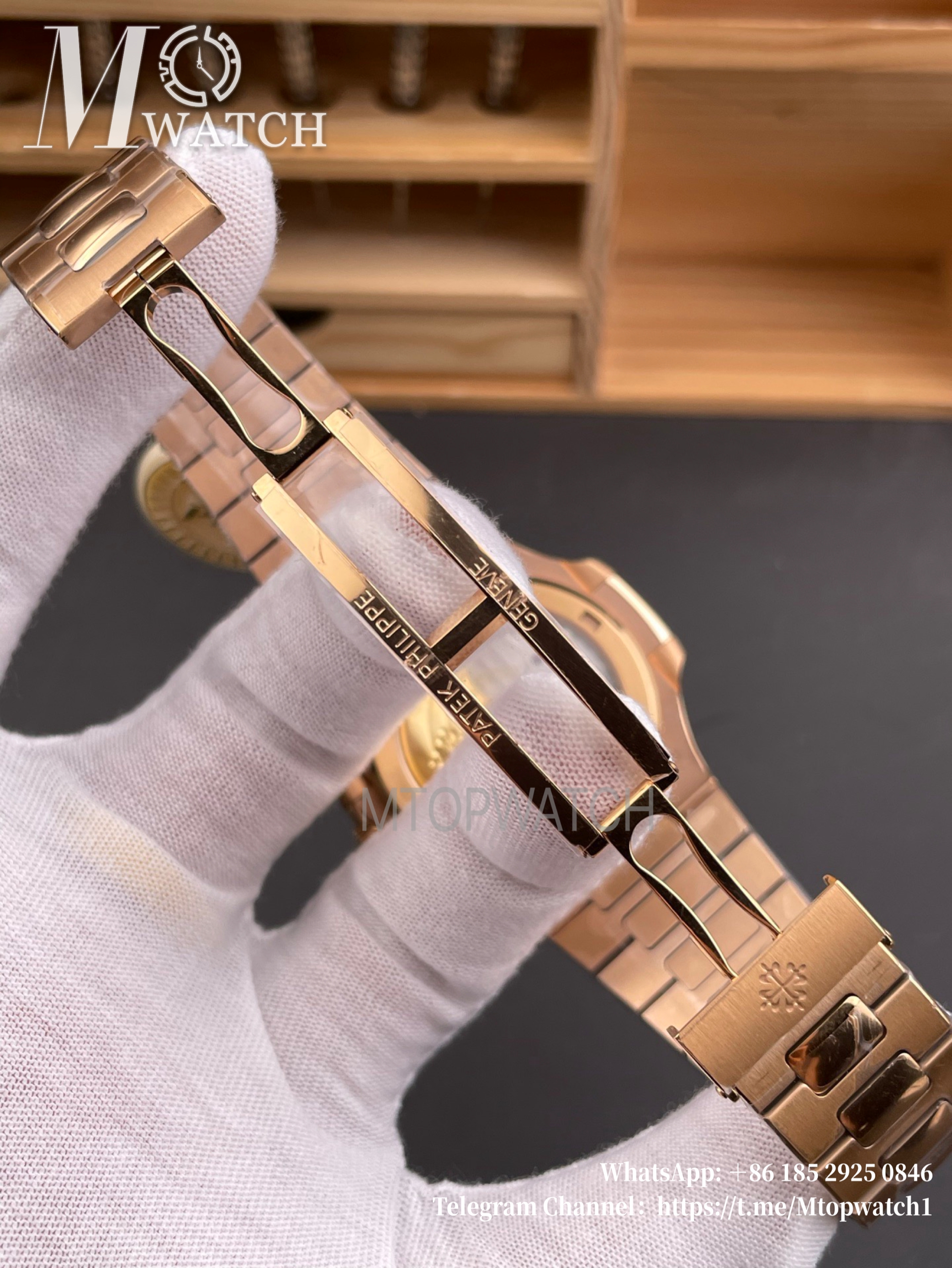 PATEK PHILIPPE - Nautilus Jumbo RG/RG  5711 Grey/Stk PPF A324