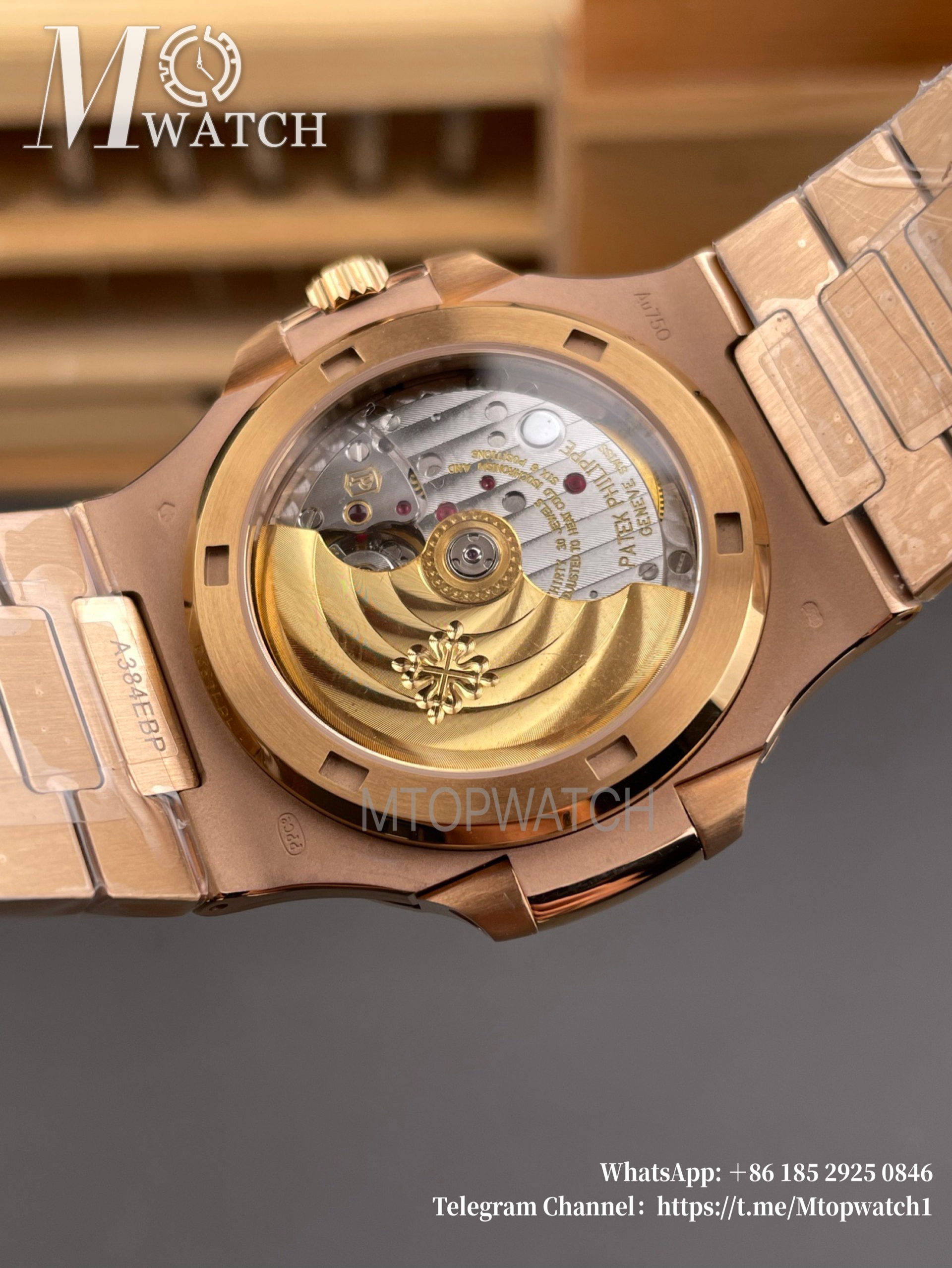 PATEK PHILIPPE - Nautilus Jumbo RG/RG  5711 Grey/Stk PPF A324