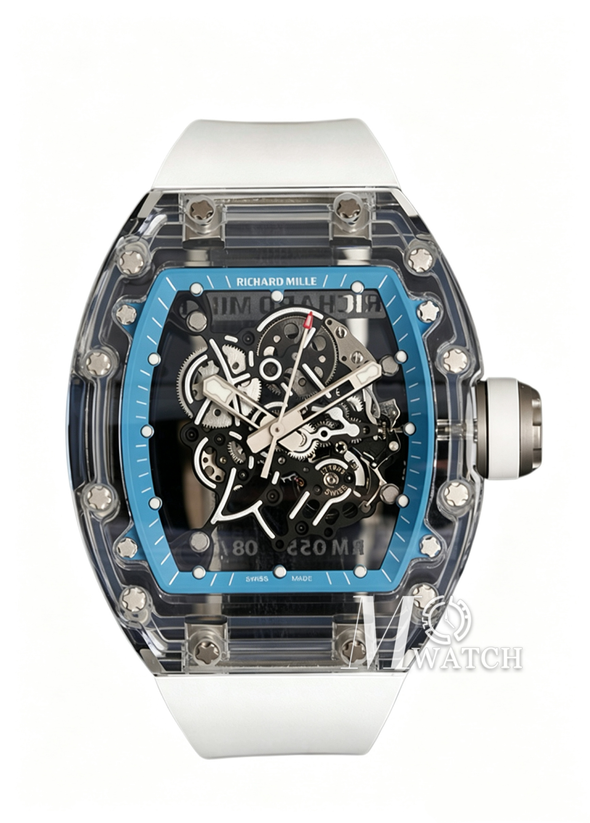 RICHARD MILLE - SUPER CLONE RM055 Quartz Crystal Sonic White/Blue RMUL2