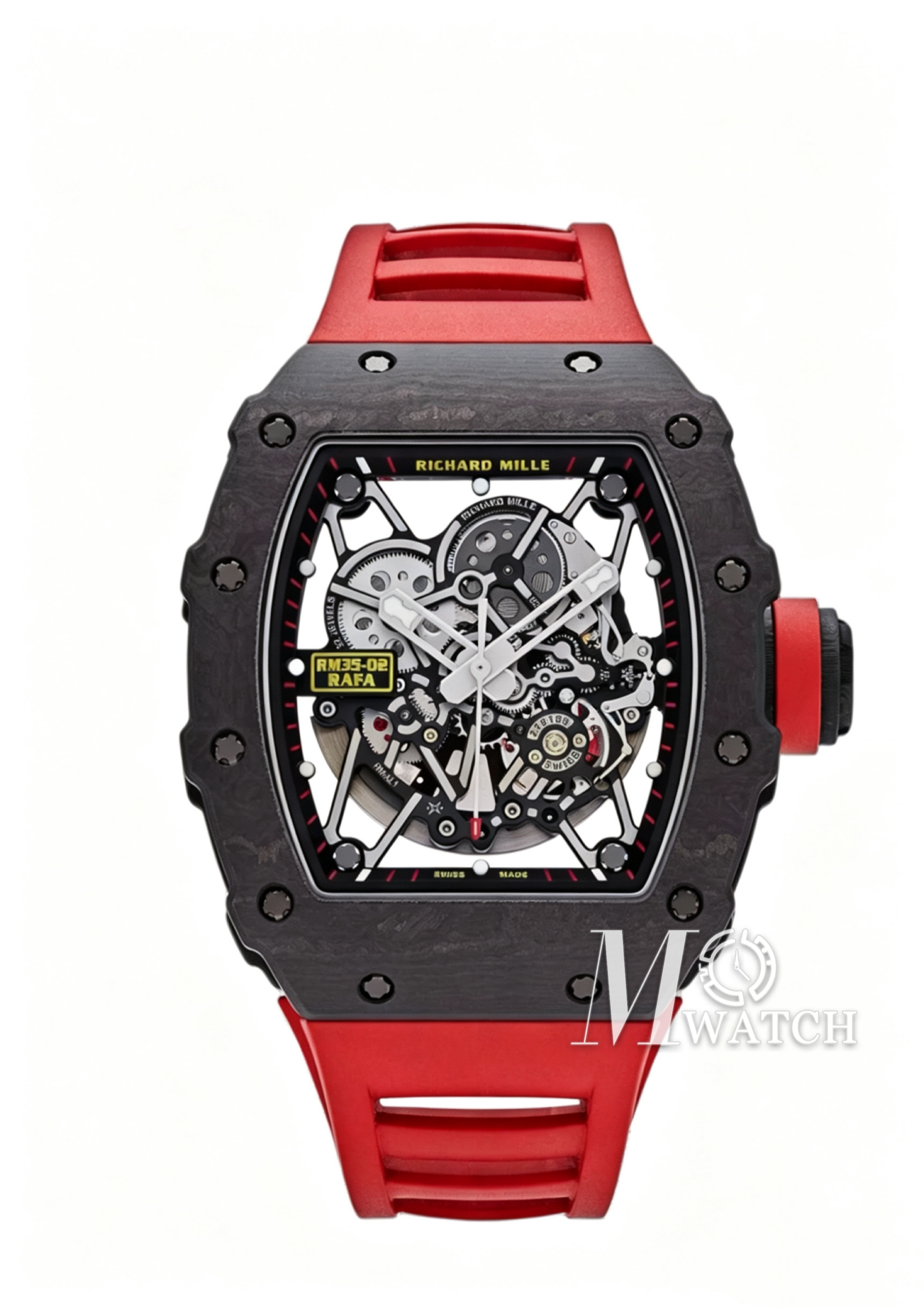 RICHARD MILLE - RM35-02 Rafale Nadal Carbon/RU Black/Red Sonic V2 Clone RMAL1