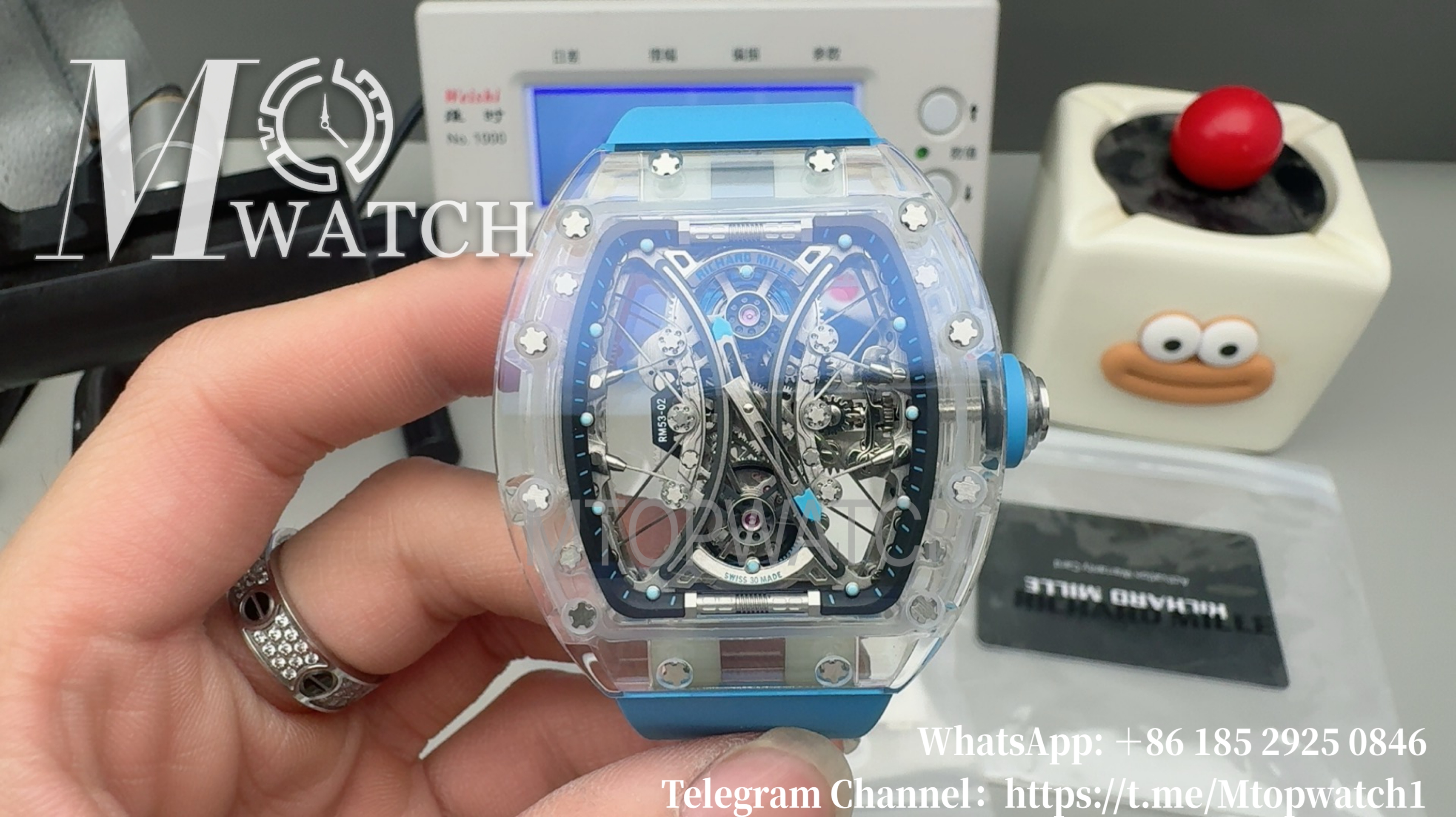 RICHARD MILLE - VAUCHER SUPER CLONE RM53-02 Tourbillon Sapphire Blue