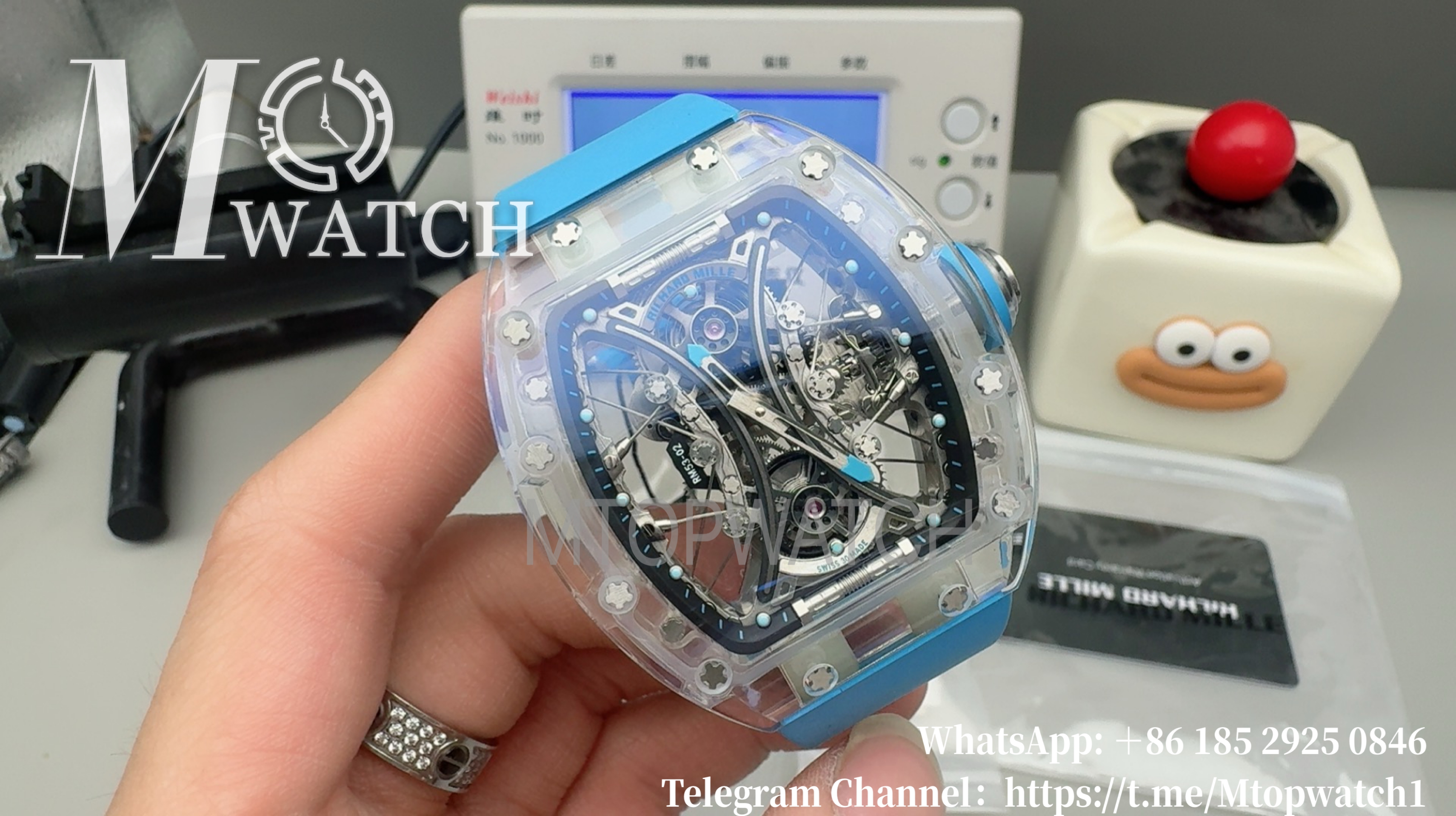 RICHARD MILLE - VAUCHER SUPER CLONE RM53-02 Tourbillon Sapphire Blue