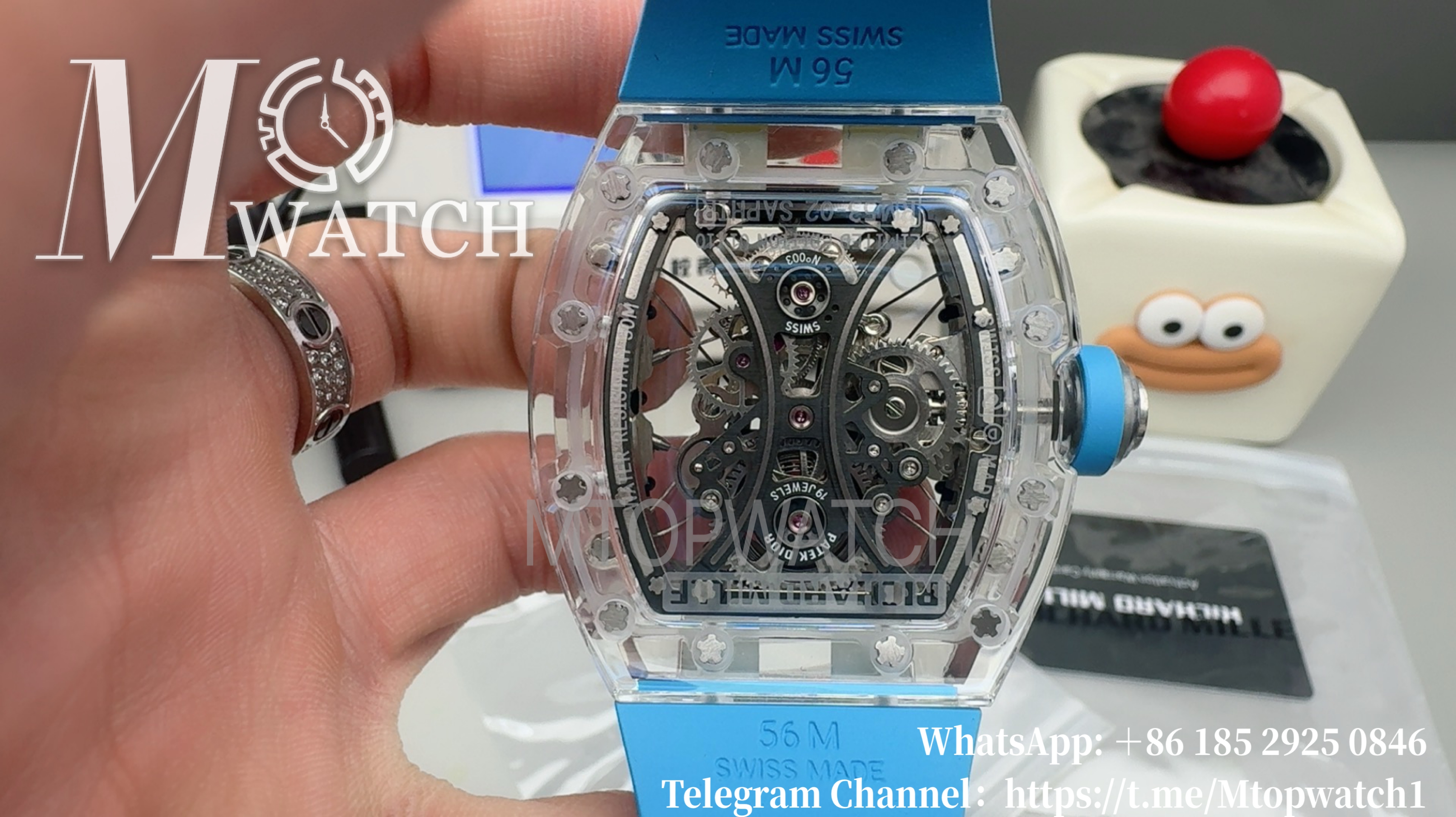RICHARD MILLE - VAUCHER SUPER CLONE RM53-02 Tourbillon Sapphire Blue
