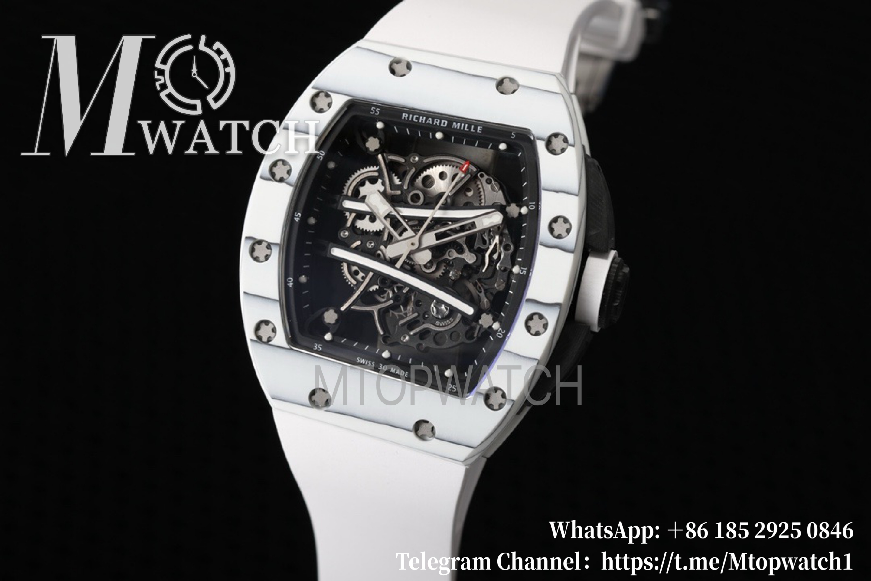 RICHARD MILLE - VAUCHER SUPER CLONE RM61-01 Yohan Blake White NTPT/White