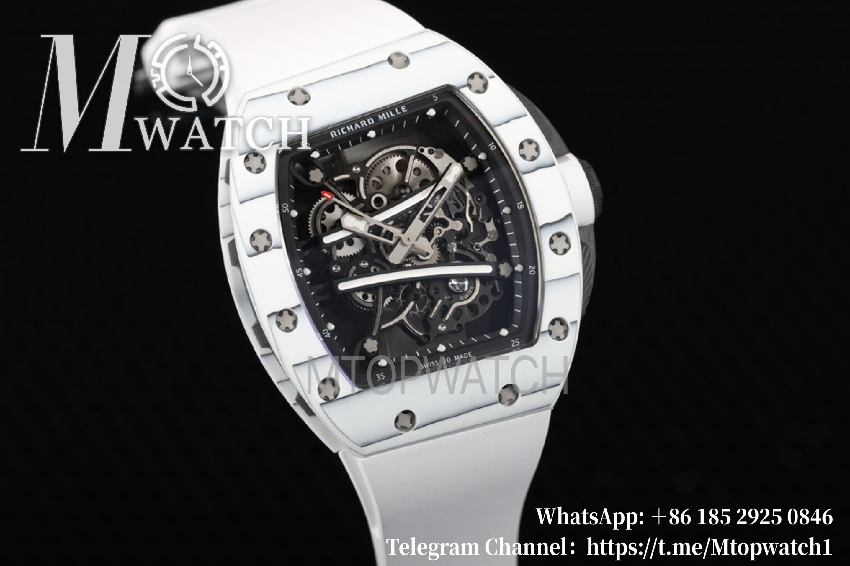 RICHARD MILLE - VAUCHER SUPER CLONE RM61-01 Yohan Blake White NTPT/White