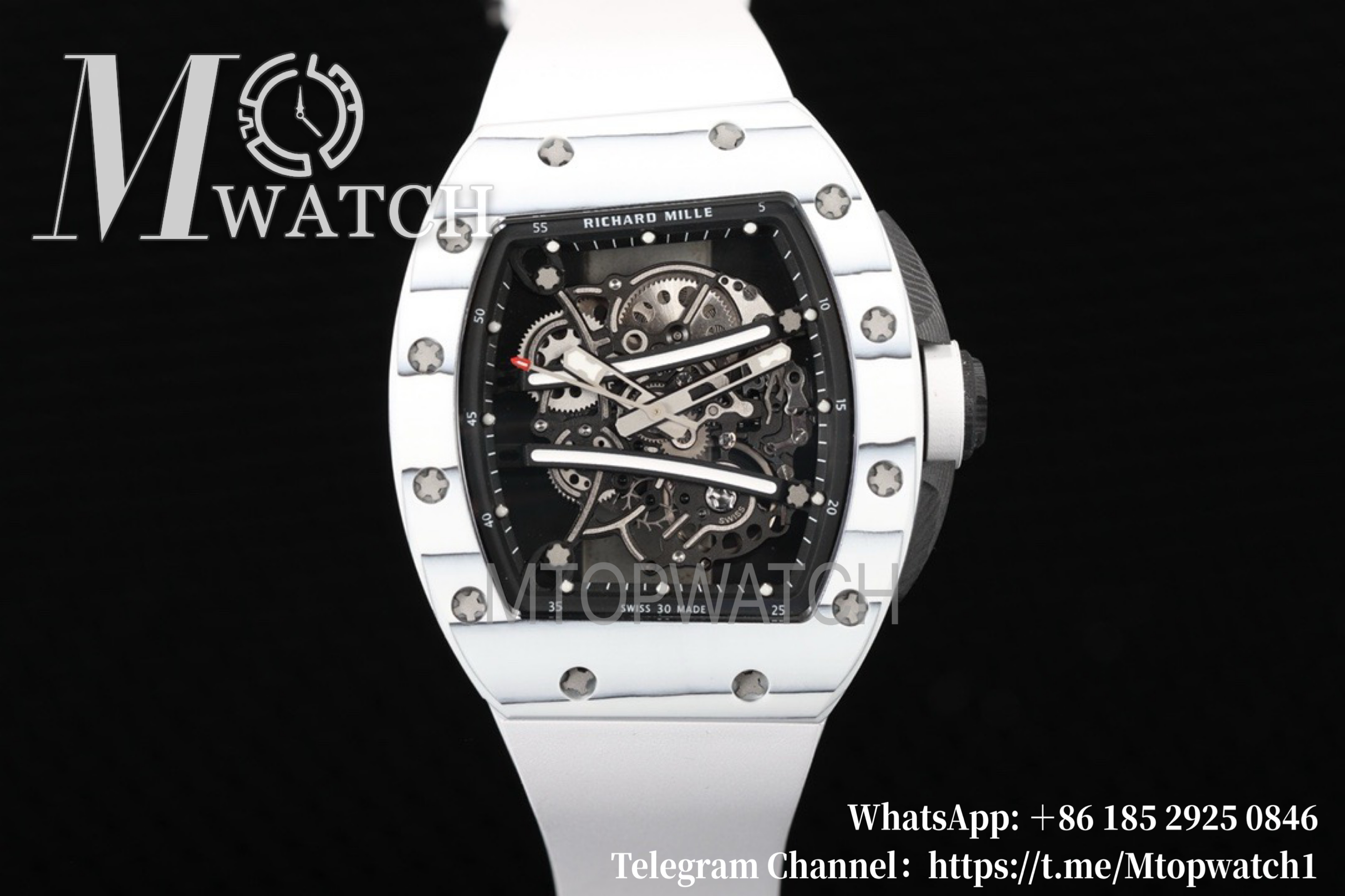 RICHARD MILLE - VAUCHER SUPER CLONE RM61-01 Yohan Blake White NTPT/White