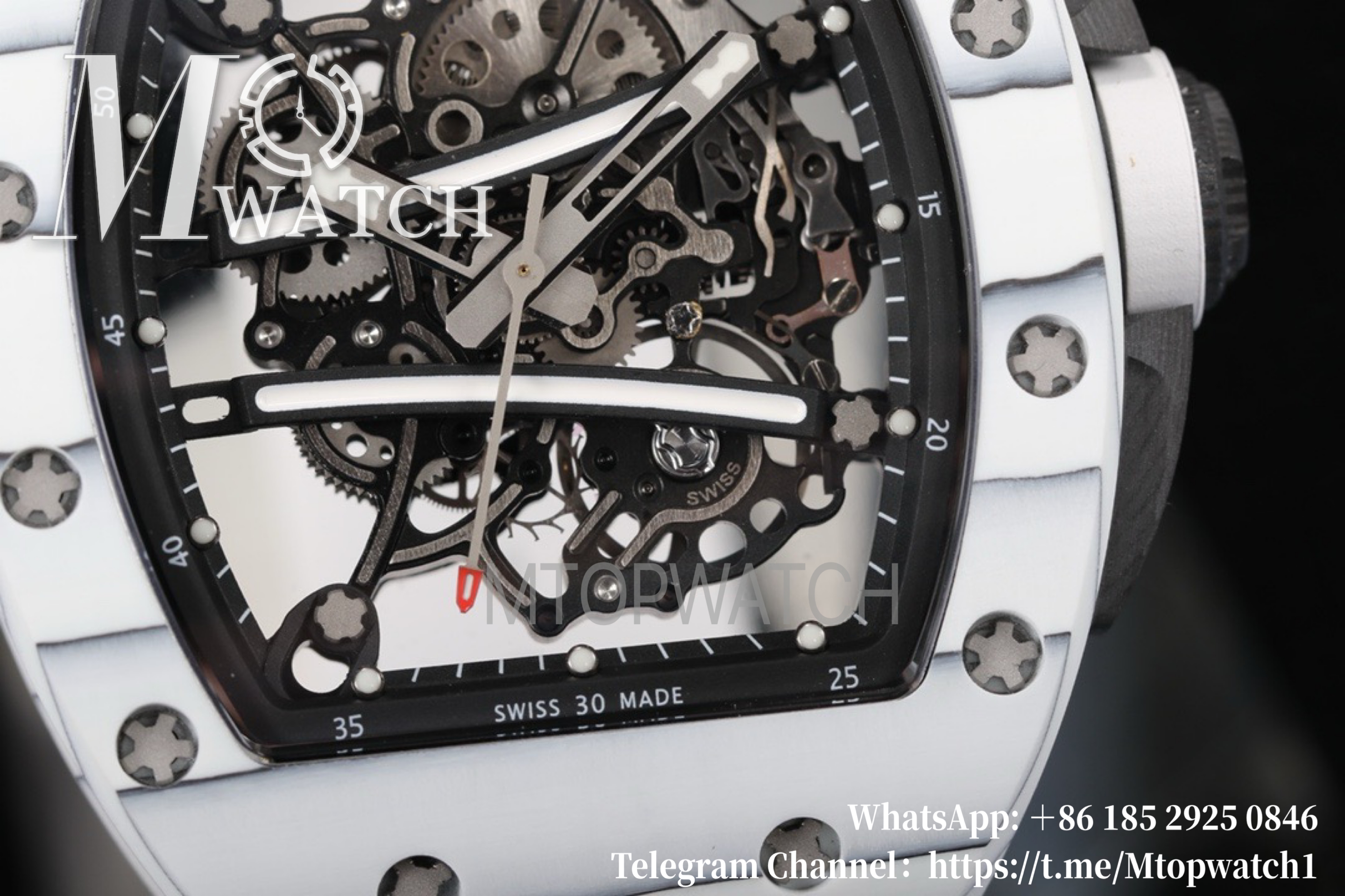RICHARD MILLE - VAUCHER SUPER CLONE RM61-01 Yohan Blake White NTPT/White
