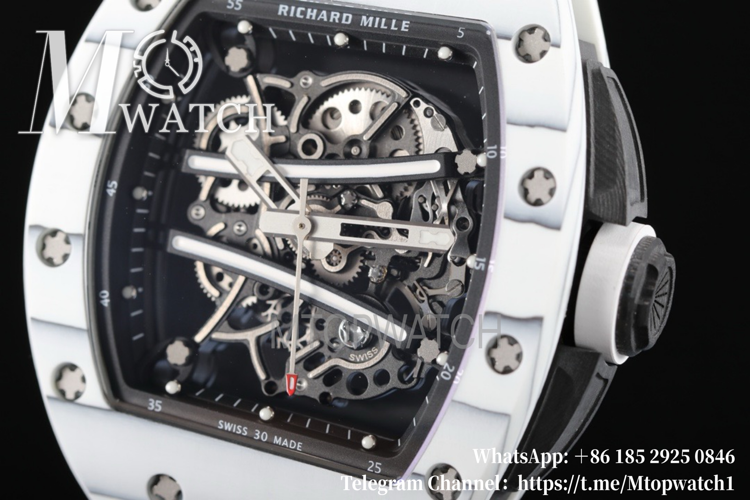 RICHARD MILLE - VAUCHER SUPER CLONE RM61-01 Yohan Blake White NTPT/White