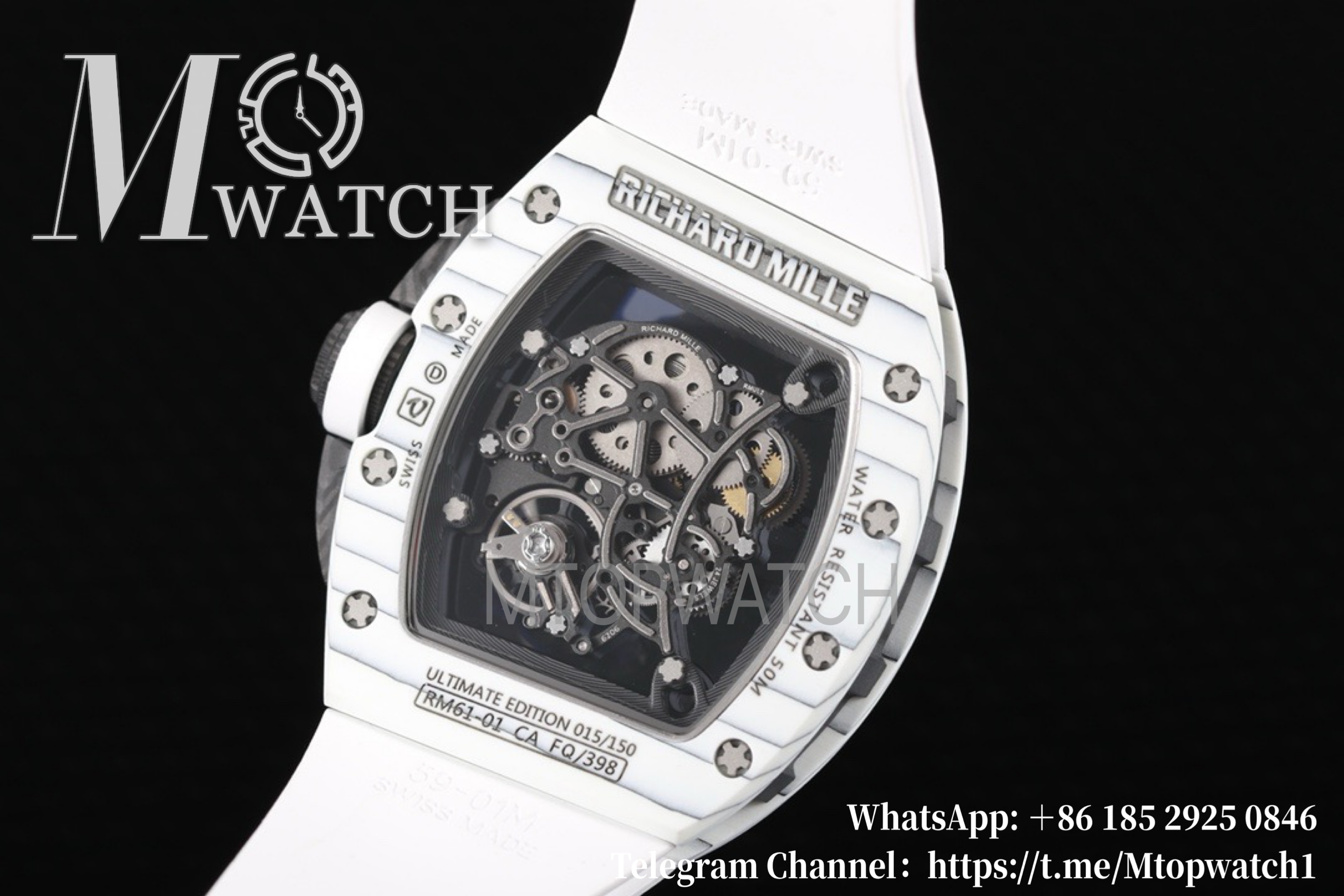 RICHARD MILLE - VAUCHER SUPER CLONE RM61-01 Yohan Blake White NTPT/White