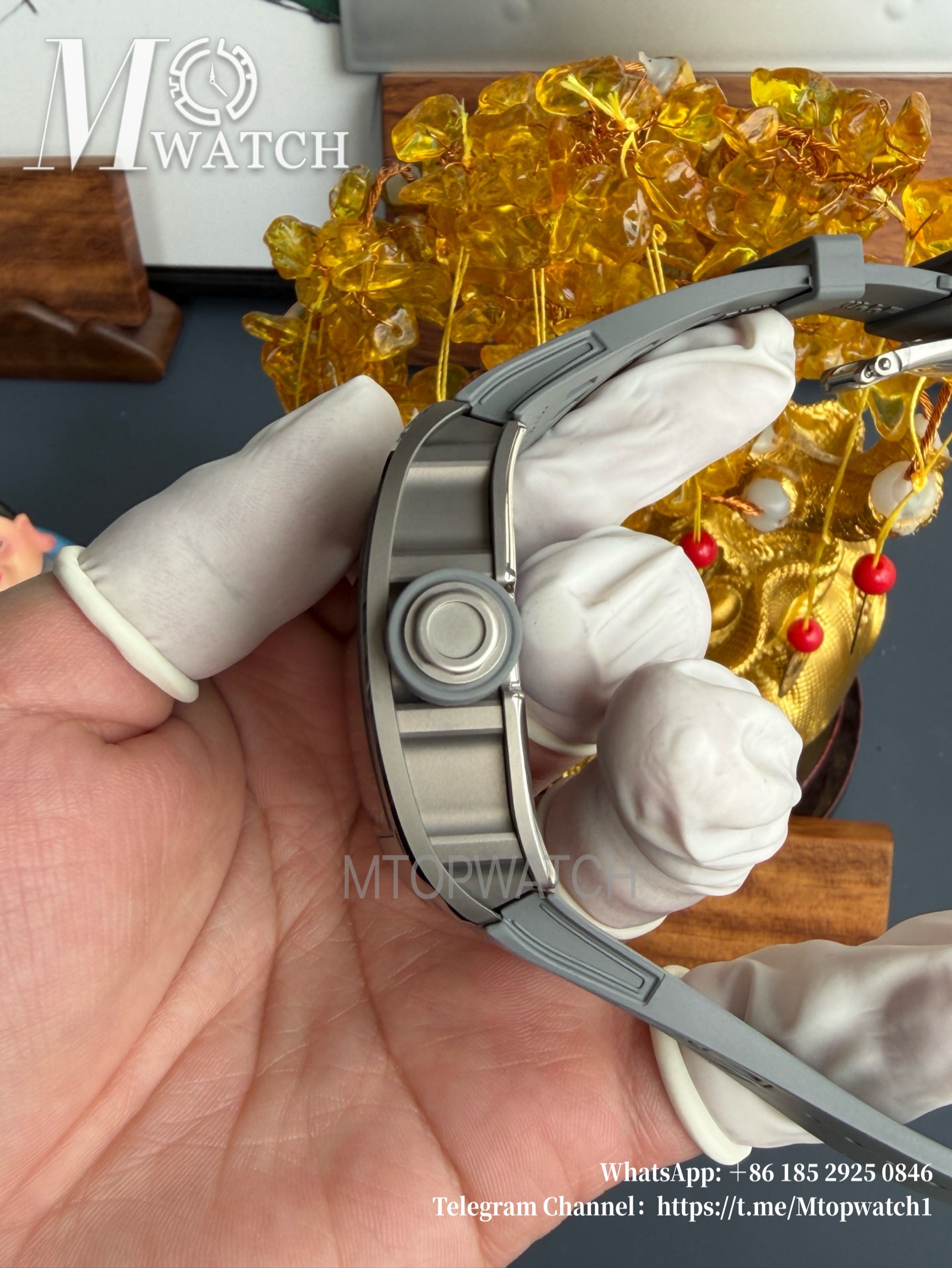 RICHARD MILLE - VAUCHER SUPER CLONE RM055 Grey Ceramic