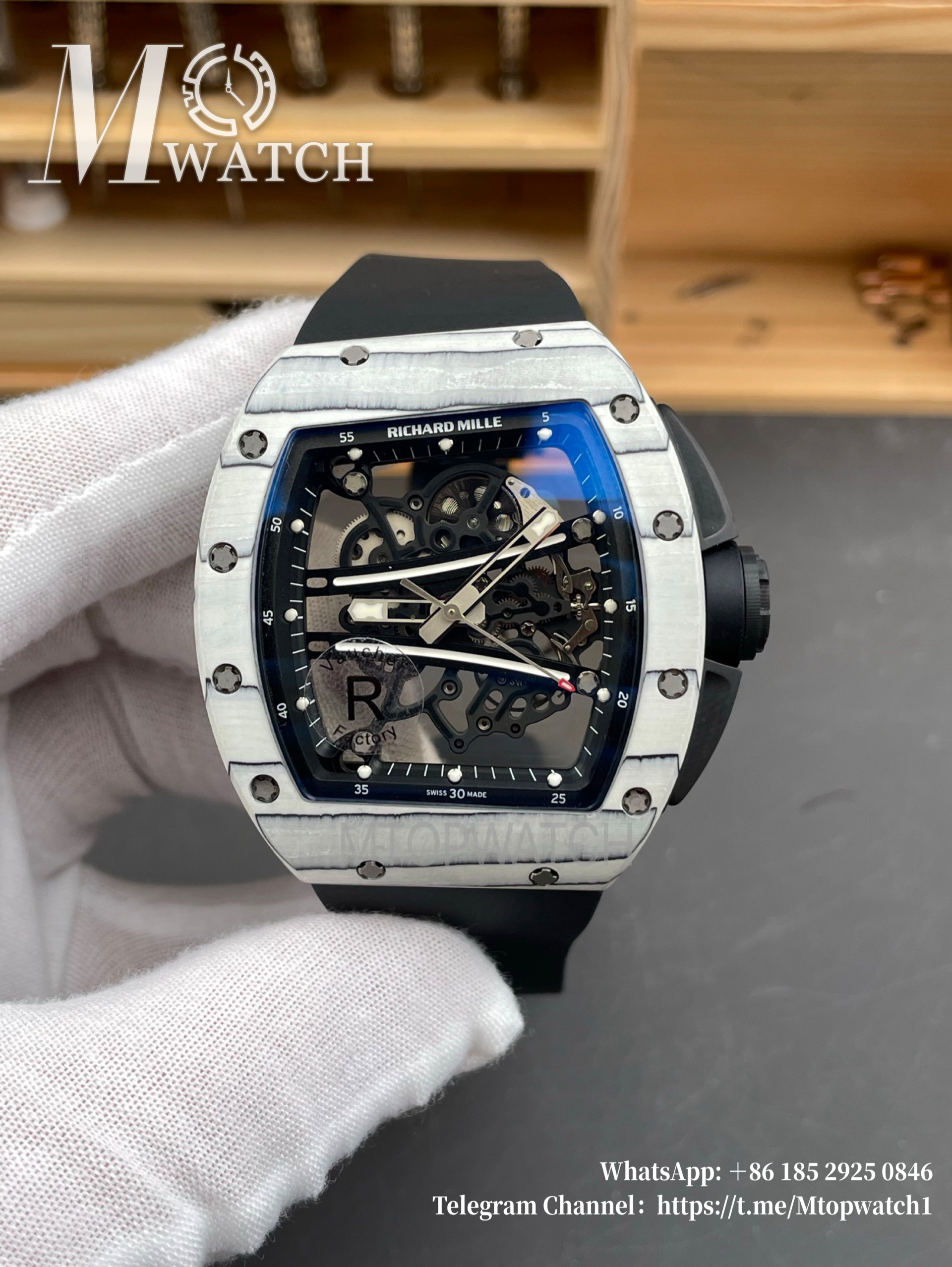 RICHARD MILLE - VAUCHER SUPER CLONE RM61-01 Yohan Blake White NTPT