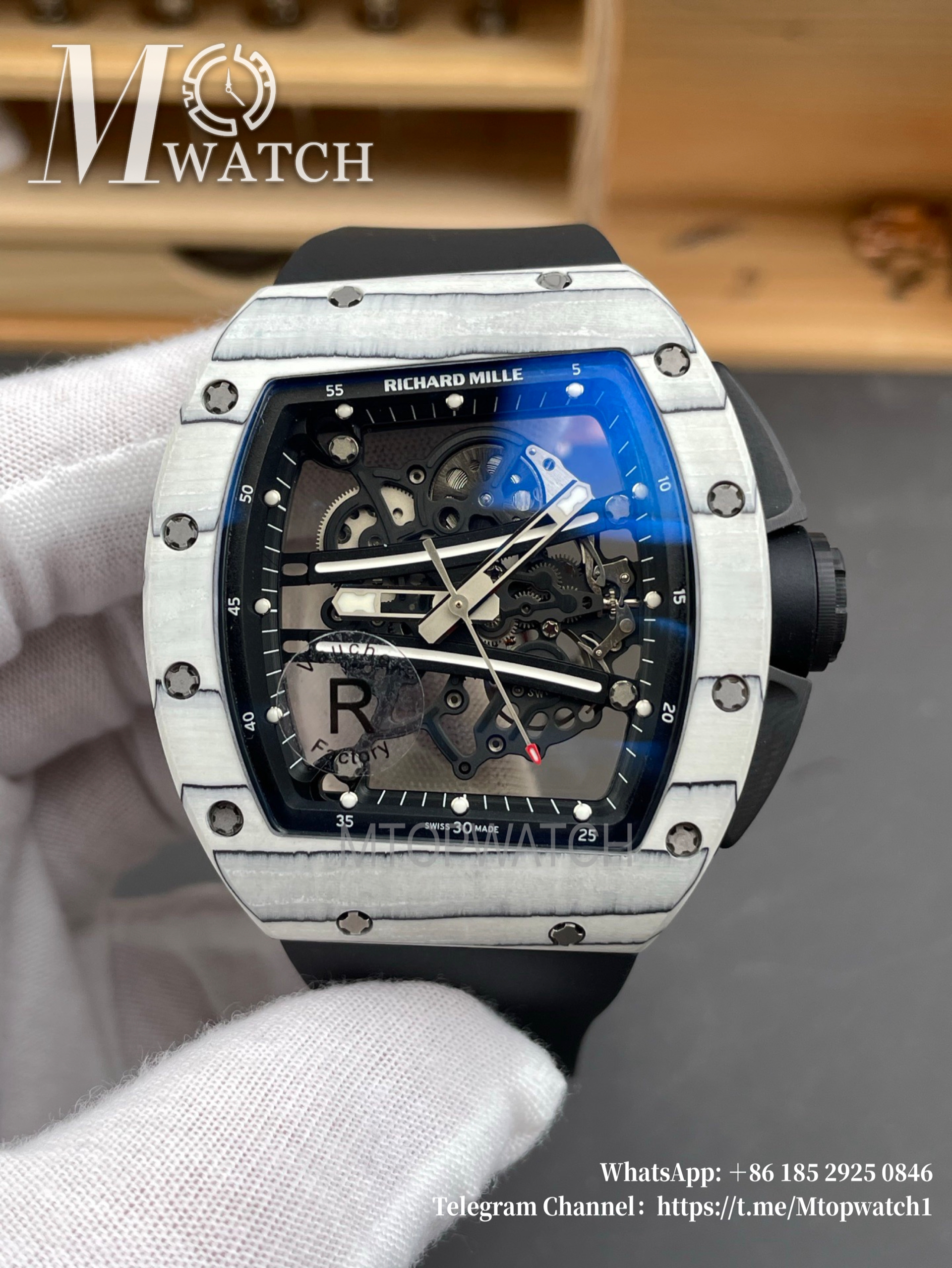 RICHARD MILLE - VAUCHER SUPER CLONE RM61-01 Yohan Blake White NTPT