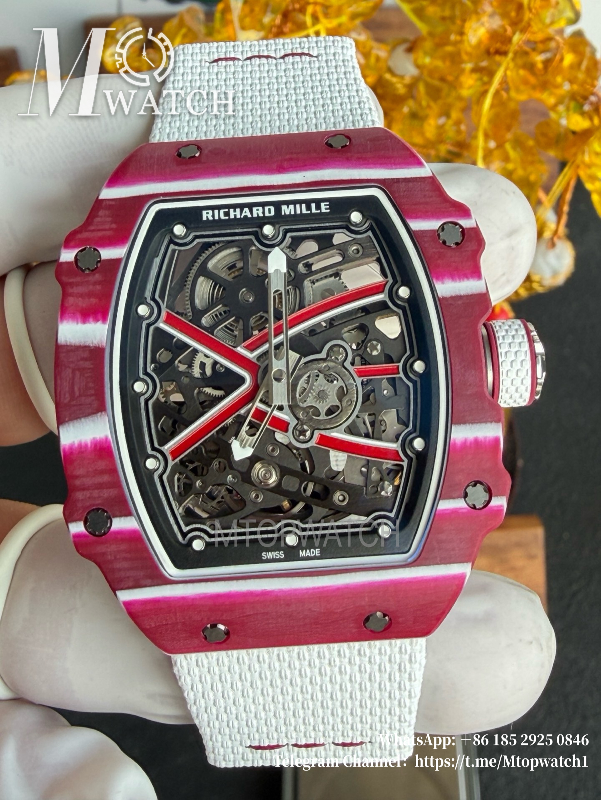 RICHARD MILLE - VAUCHER SUPER CLONE RM67-02 Mutaz Barshim Purple Extra Flat