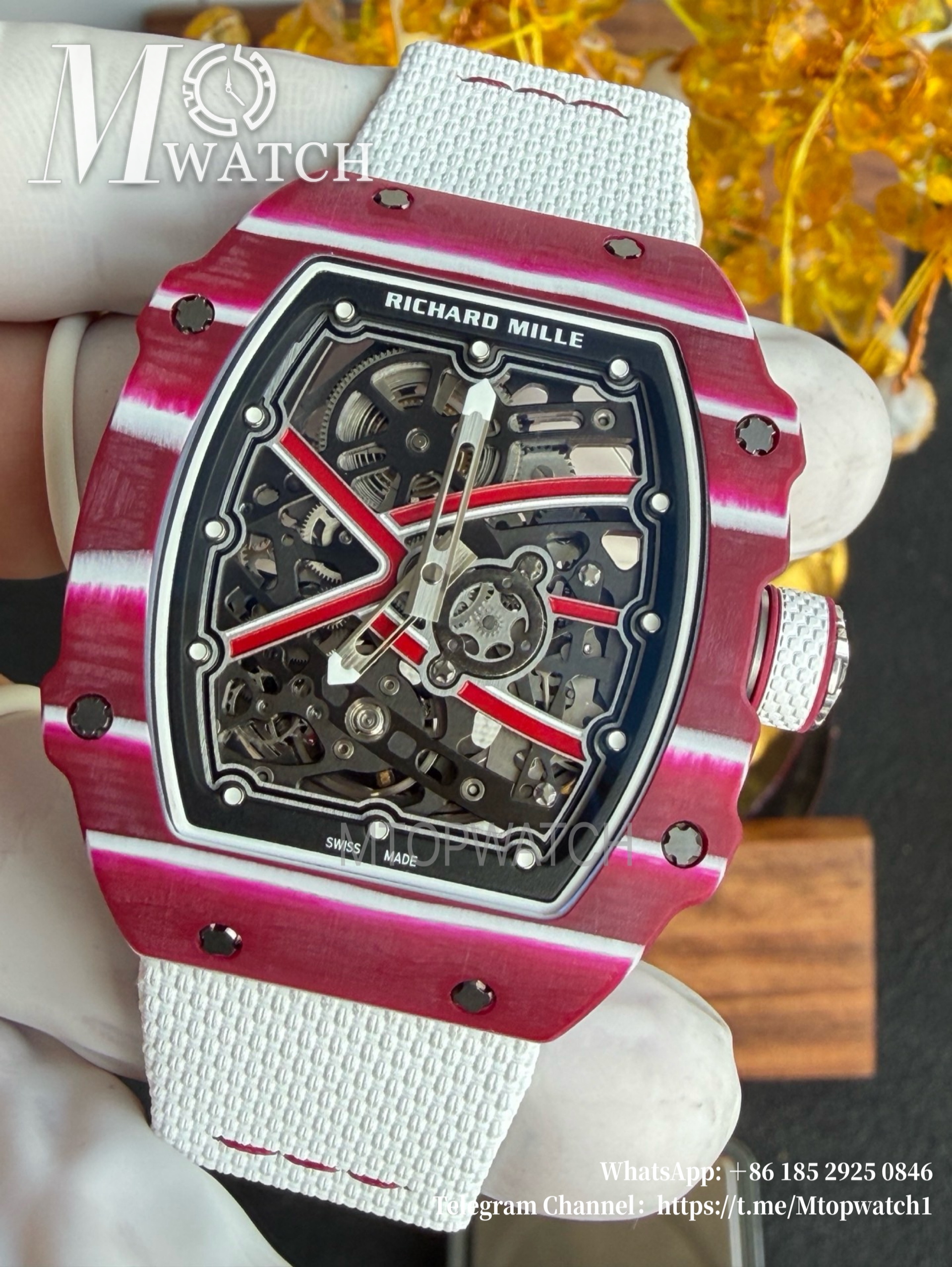 RICHARD MILLE - VAUCHER SUPER CLONE RM67-02 Mutaz Barshim Purple Extra Flat