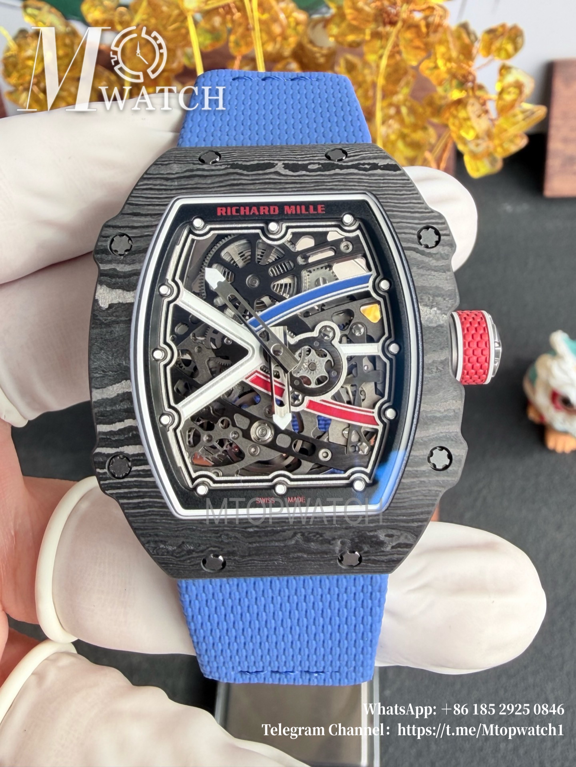 RICHARD MILLE - VAUCHER SUPER CLONE RM67-02 Alexis Pinturault Black Extra Flat