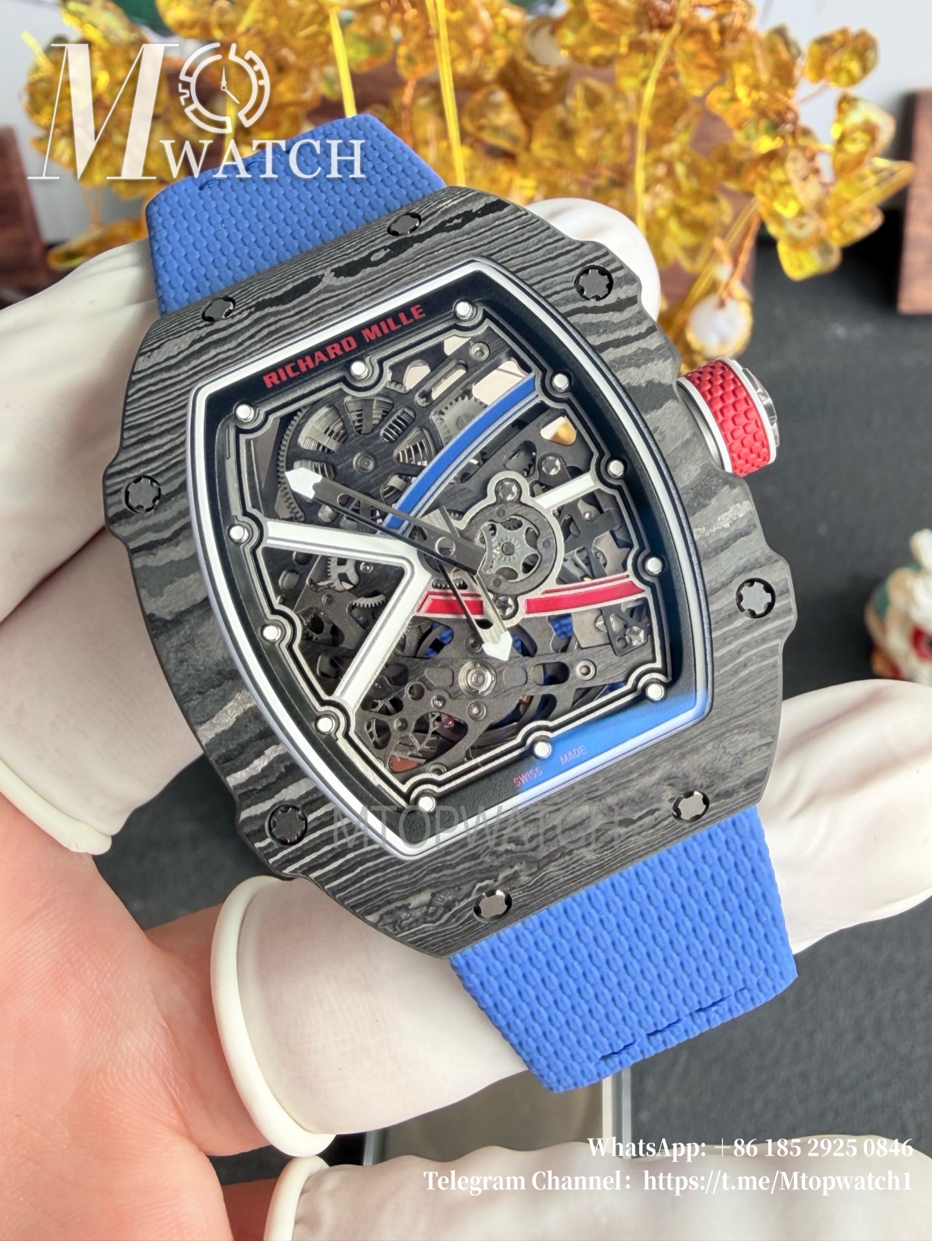 RICHARD MILLE - VAUCHER SUPER CLONE RM67-02 Alexis Pinturault Black Extra Flat