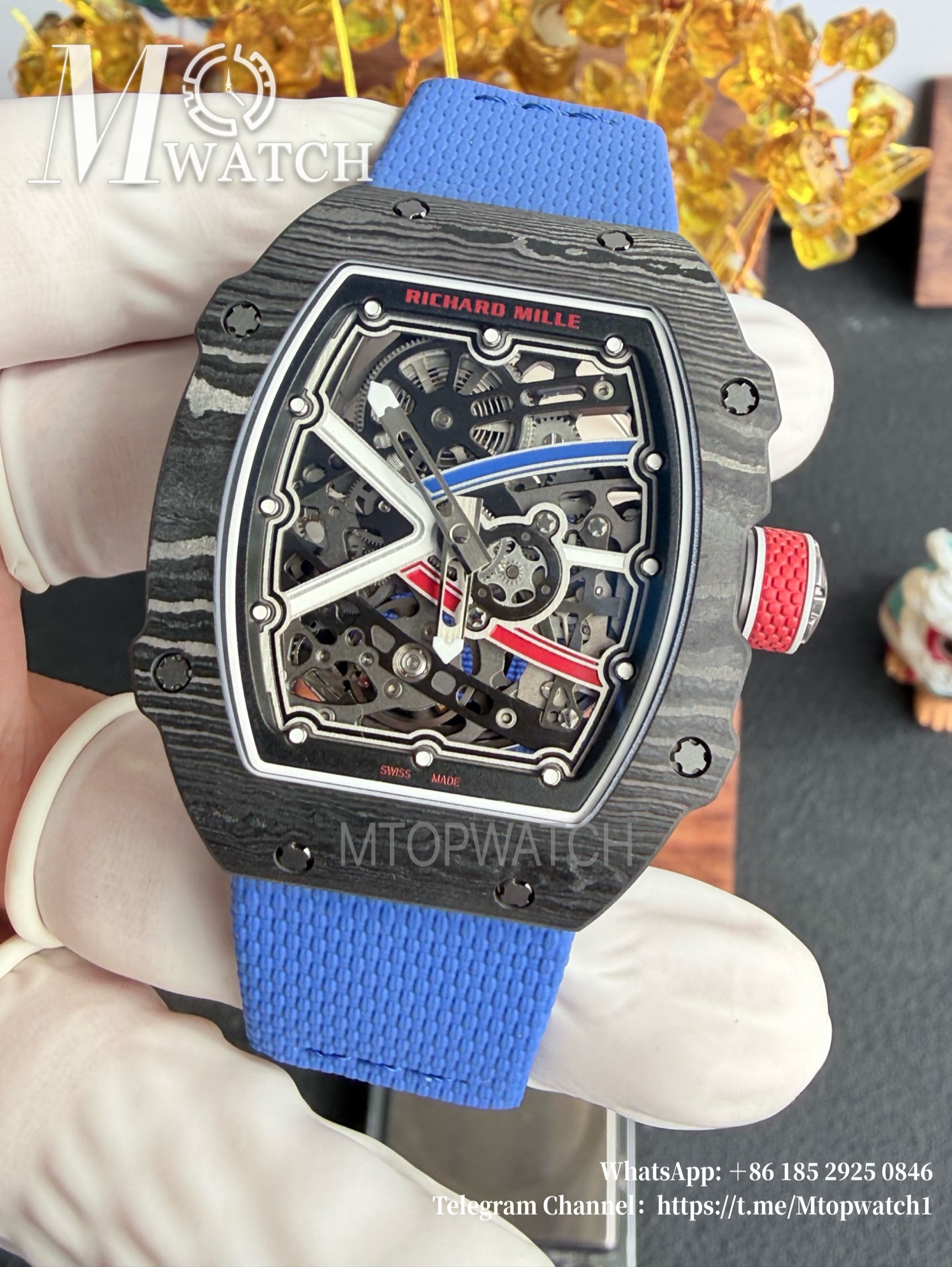 RICHARD MILLE - VAUCHER SUPER CLONE RM67-02 Alexis Pinturault Black Extra Flat