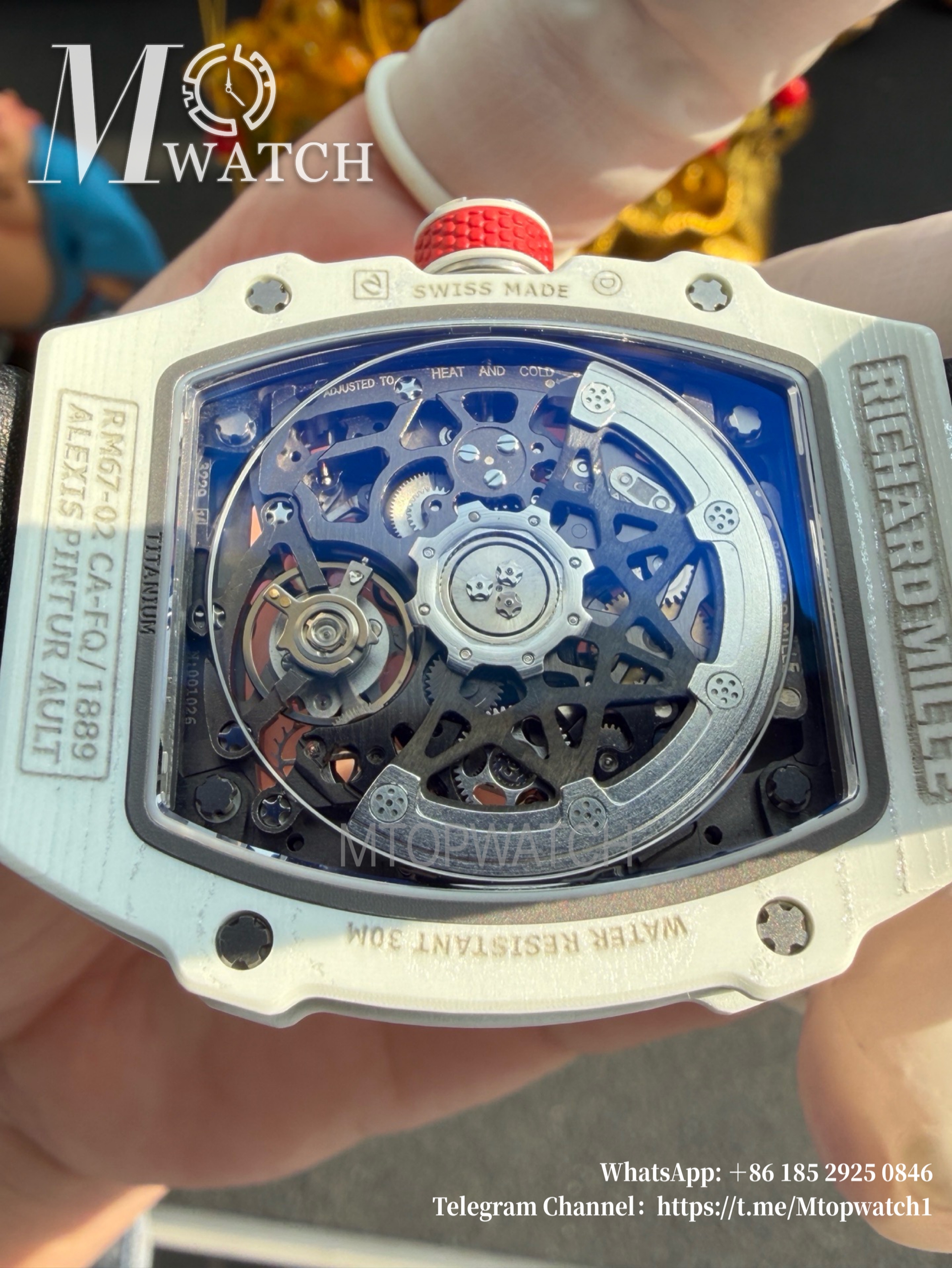 RICHARD MILLE - VAUCHER SUPER CLONE RM67-02 Alexis Pinturault Extra Flat