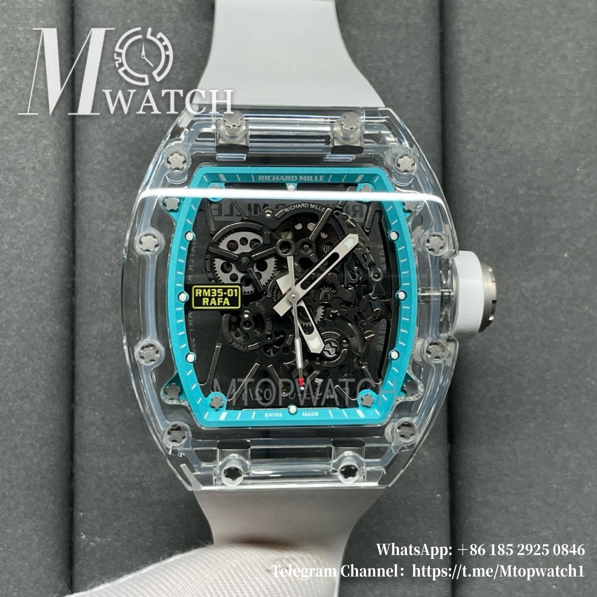 RICHARD MILLE - RM35-01 Transparent Skeleton Dial White Sonic RMUL2