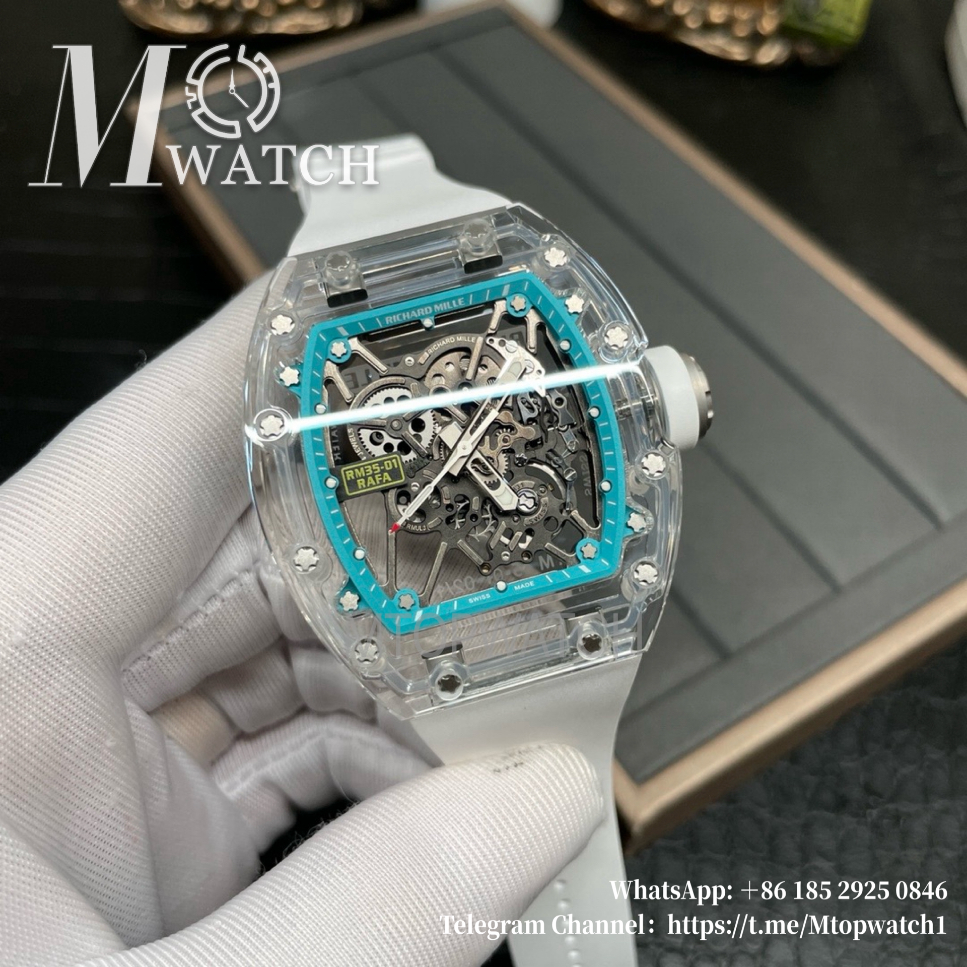RICHARD MILLE - RM35-01 Transparent Skeleton Dial White Sonic RMUL2