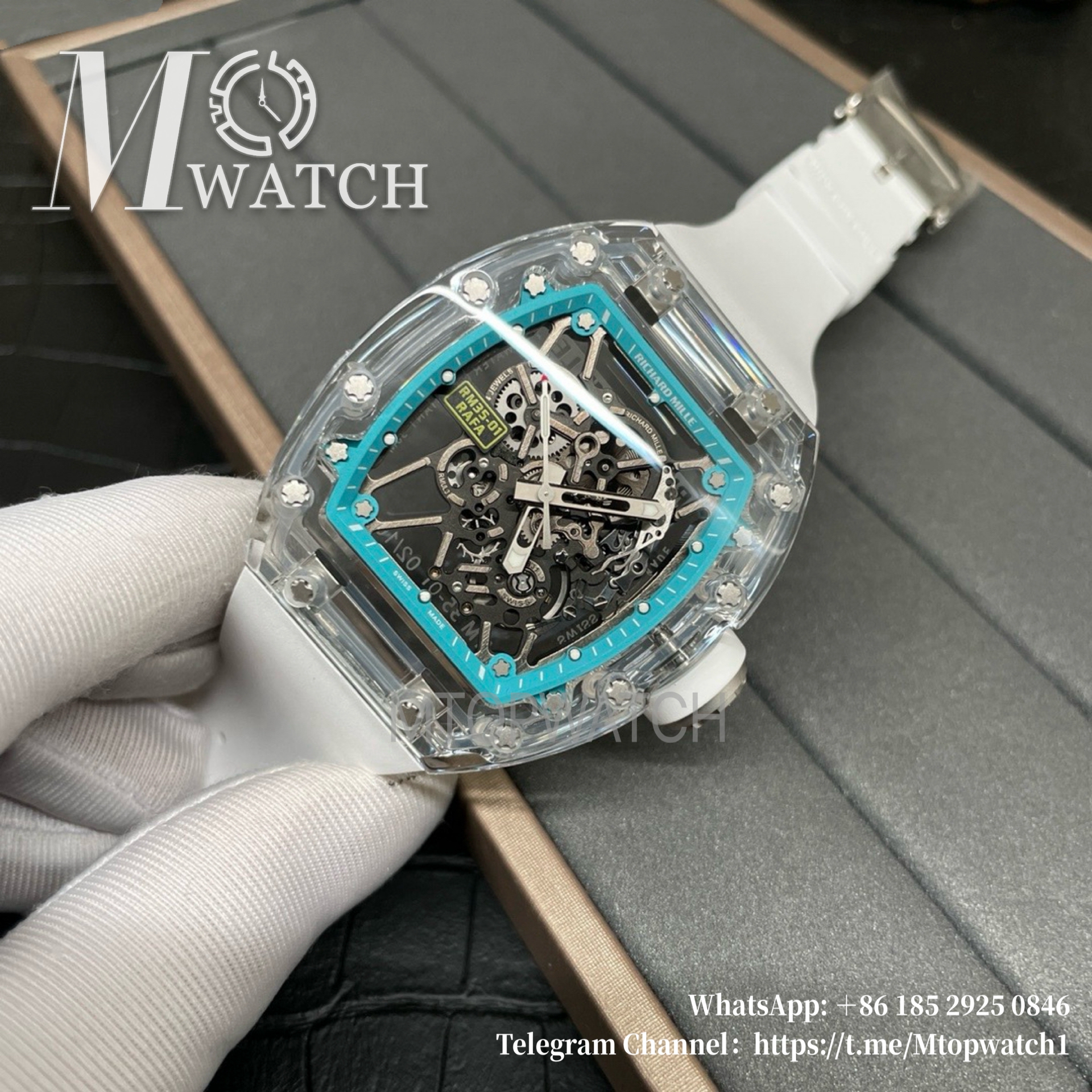 RICHARD MILLE - RM35-01 Transparent Skeleton Dial White Sonic RMUL2