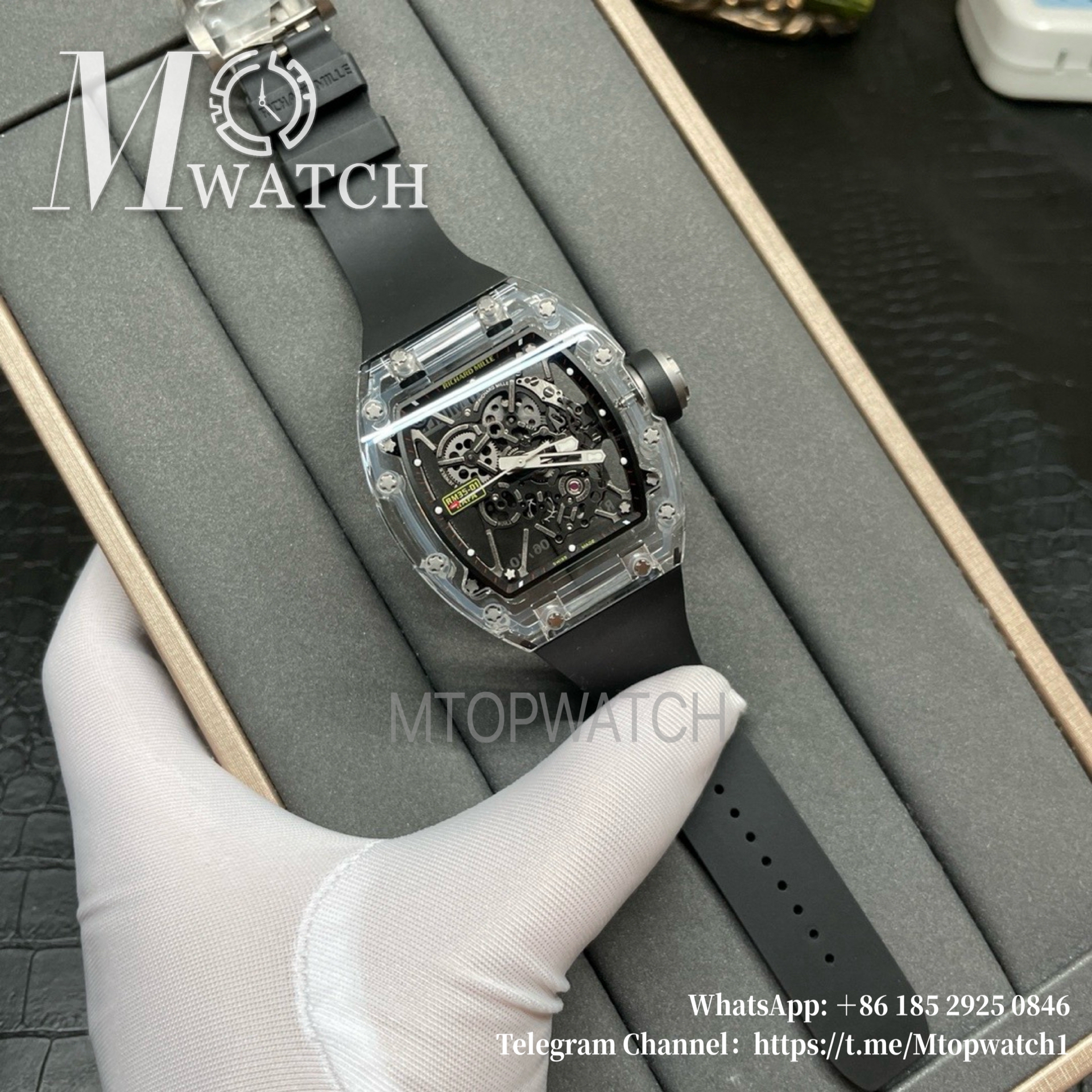RICHARD MILLE - RM35-01 Transparent Skeleton Dial Black Sonic RMUL2