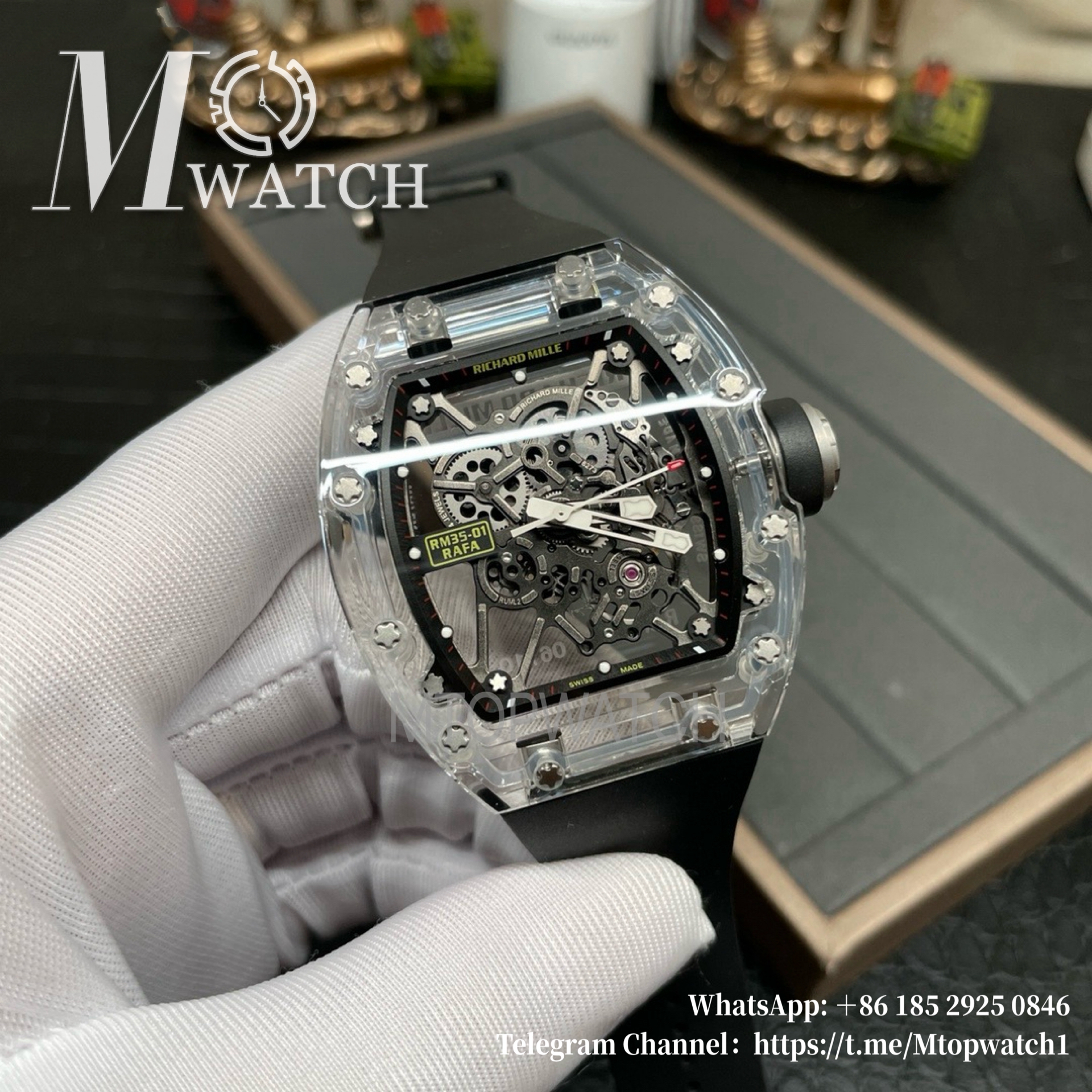 RICHARD MILLE - RM35-01 Transparent Skeleton Dial Black Sonic RMUL2