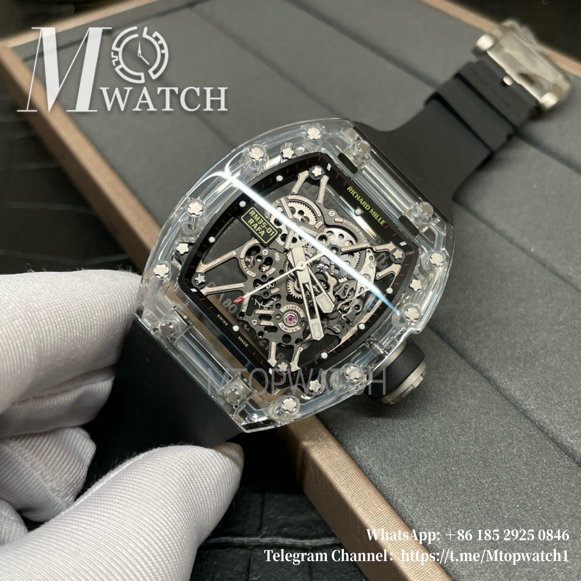 RICHARD MILLE - RM35-01 Transparent Skeleton Dial Black Sonic RMUL2