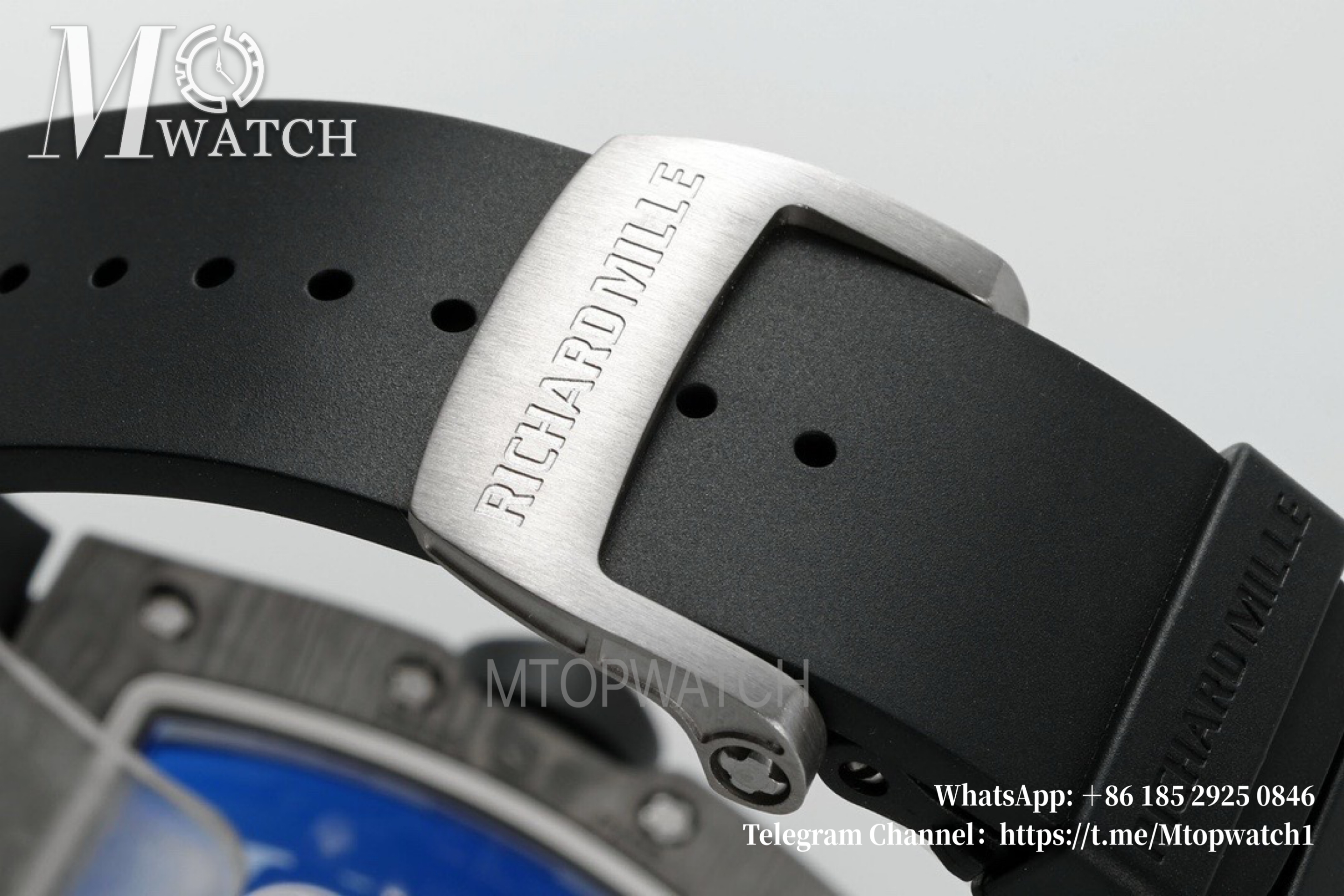 RICHARD MILLE - Super Clone RM055 Black NTPT/RU Skeleton Dial UOKF RMUL2