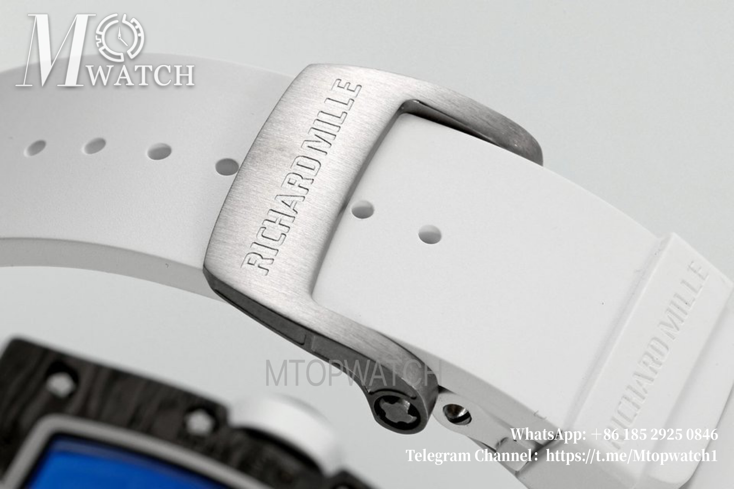 RICHARD MILLE - Super Clone RM055 White NTPT/RU Skeleton Dial UOKF RMUL2