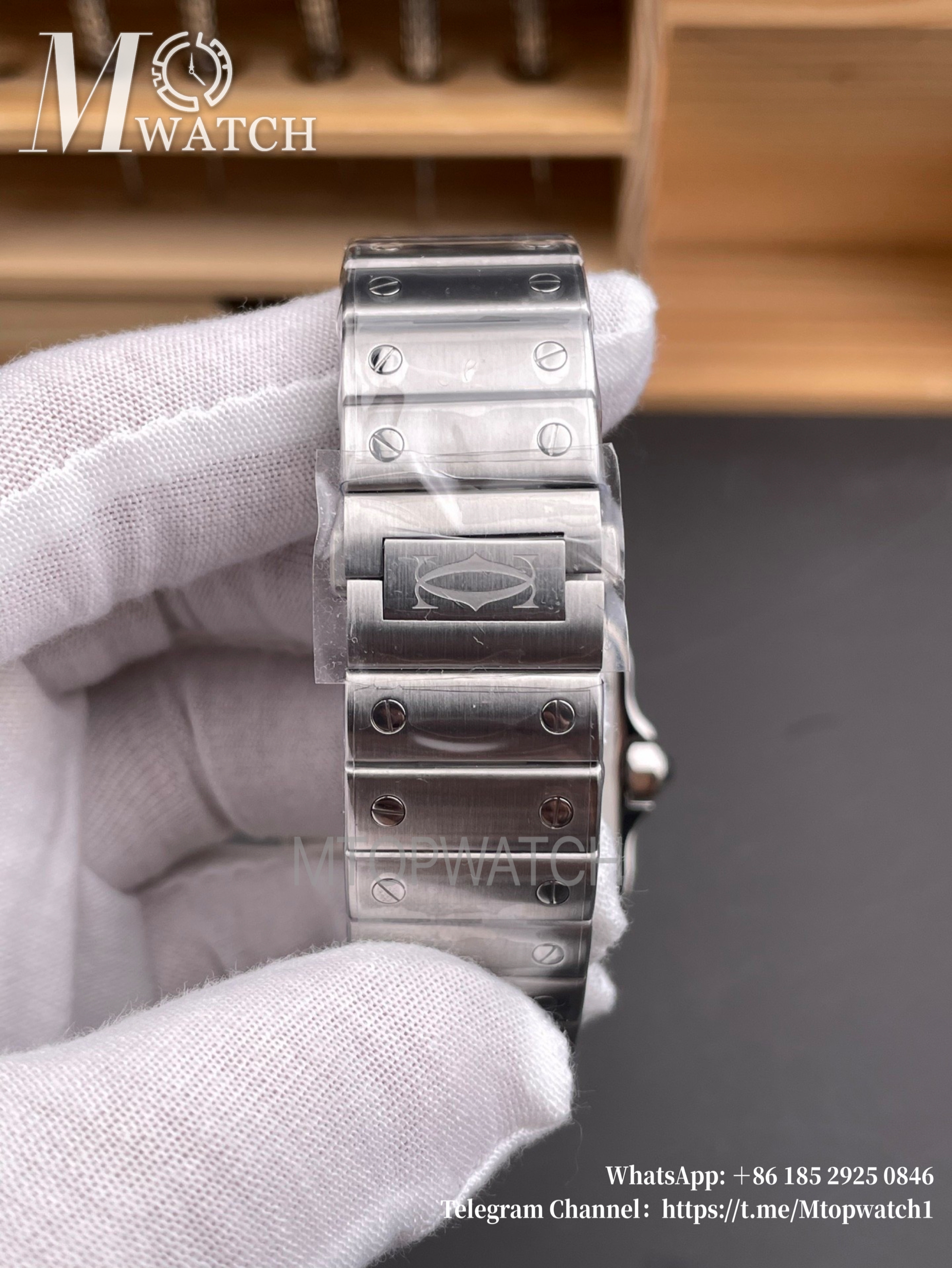 CARTIER - Santos De Cartier 40mm XL SS/SS White Dial AF MY9015